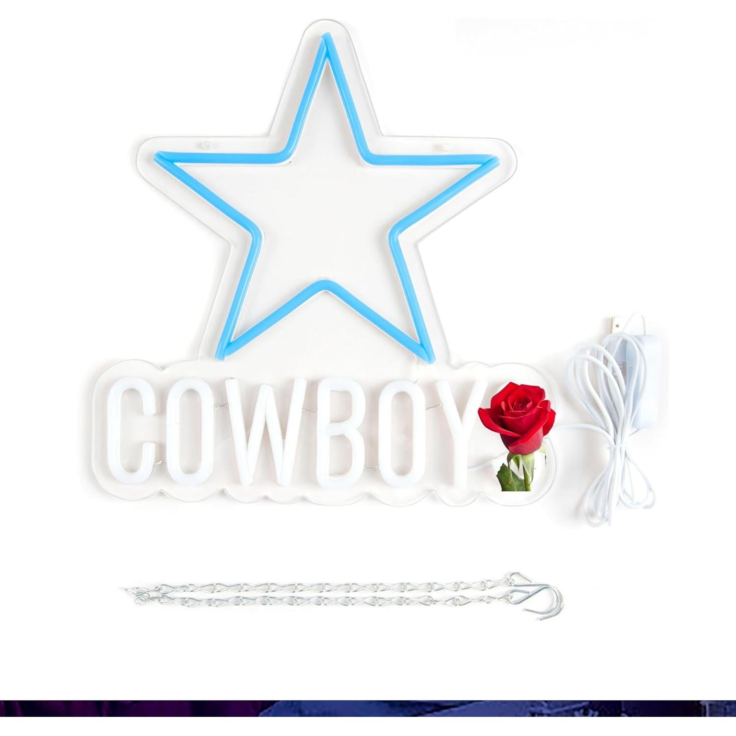 Luz de Neón de Fútbol Brineon 31x32.5cm Decoración Pared