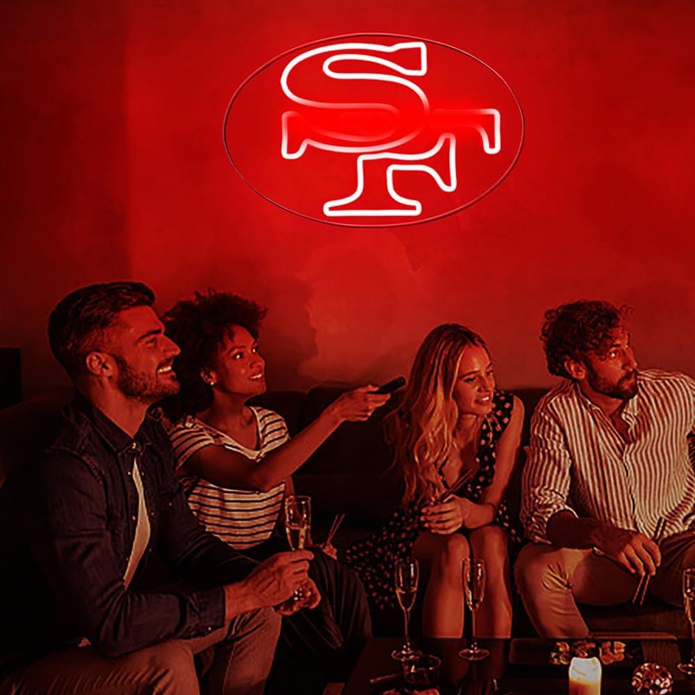 Luz de Neón de Fútbol Brineon 26.4x36.8cm LED USB