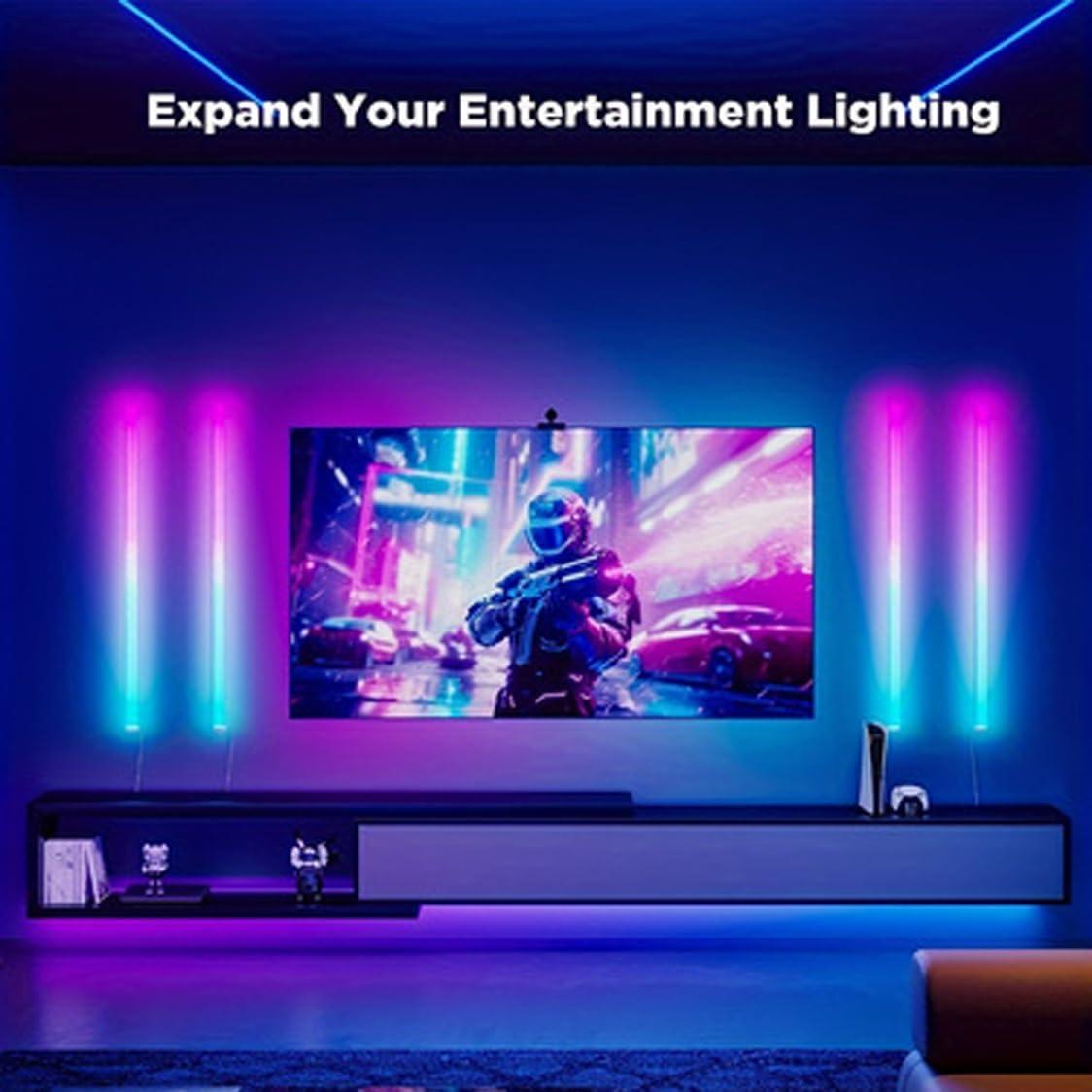 Barras de Luz LED de Pared RGB Fontu, Juego de 4 Piezas