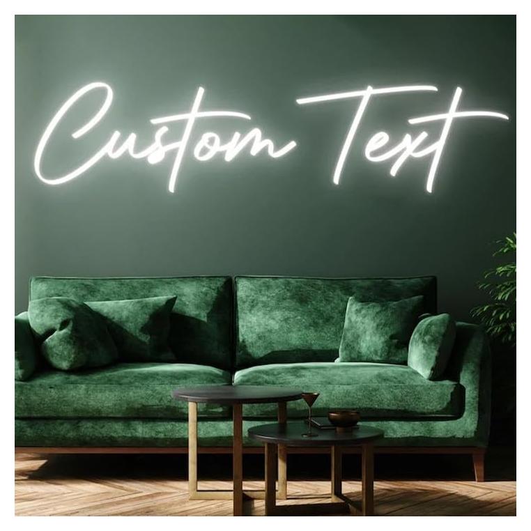 Cartel de Neón Personalizado Brochao 26x76 cm Decoración