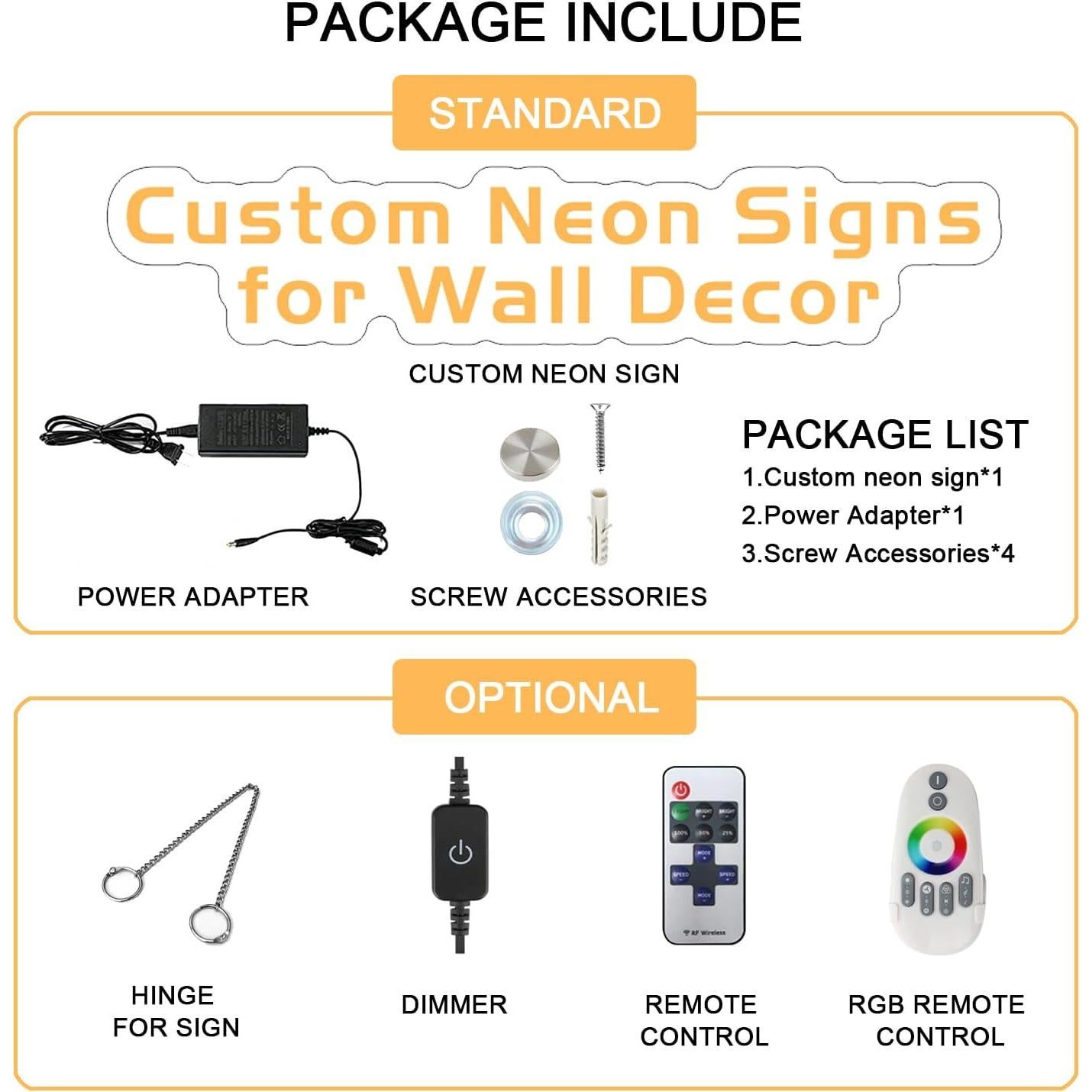 Cartel de Neón LED Personalizado McIvan 50.8x29.97 cm