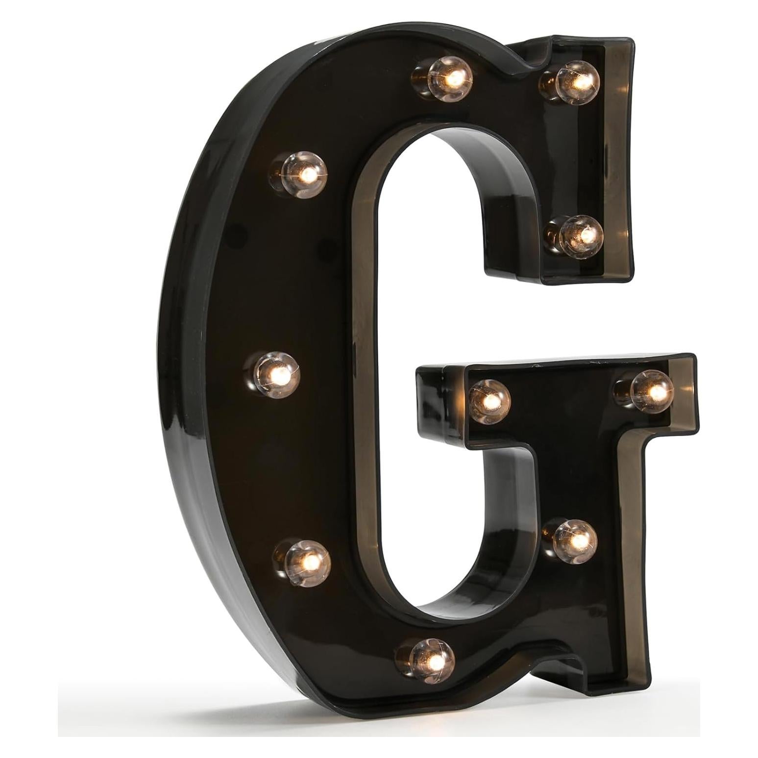 Letrero Iluminado LED OYCBUZO Negro 22.5 cm Decoración Fiesta