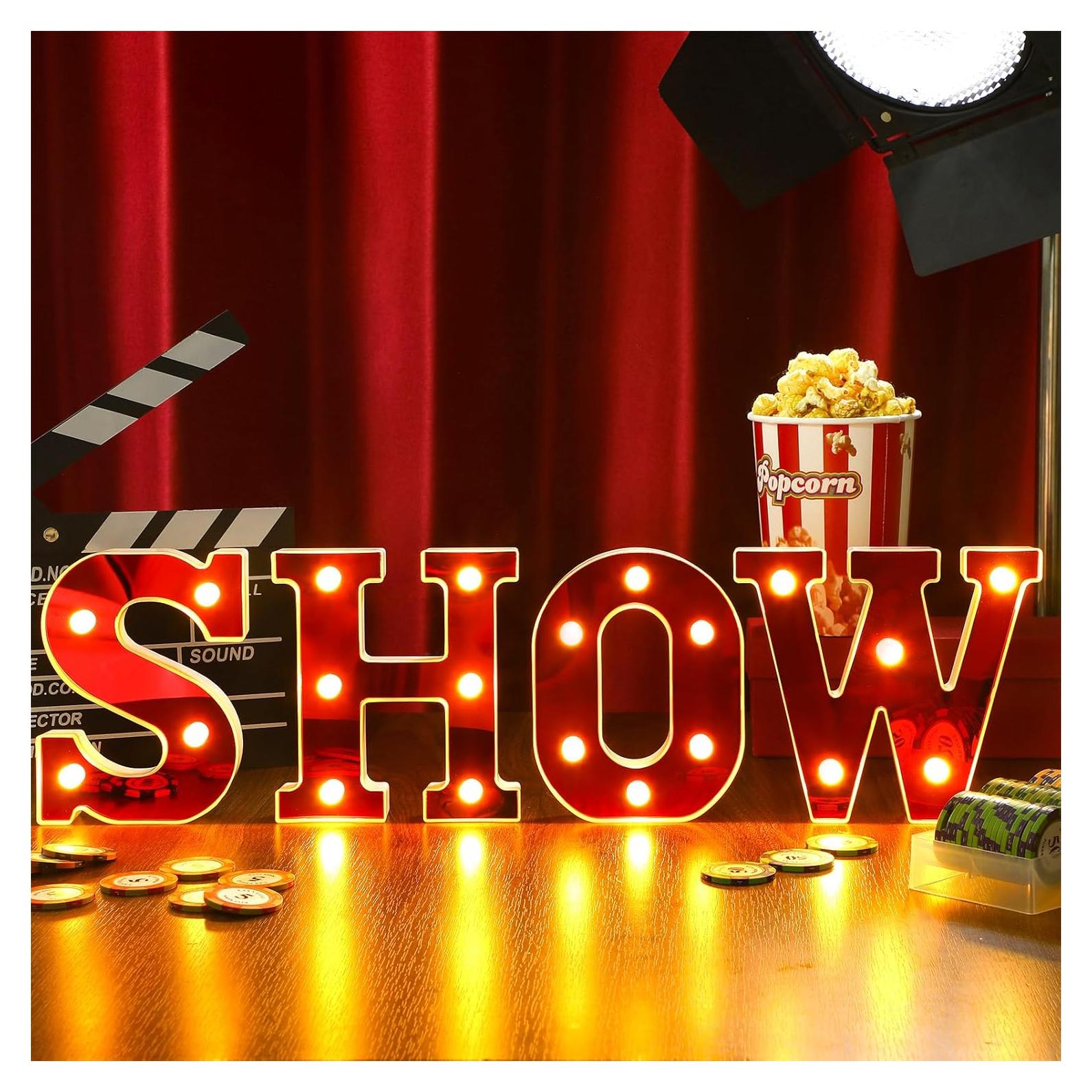 Letreros Iluminados LED Aurelema - Show - 30x21 cm