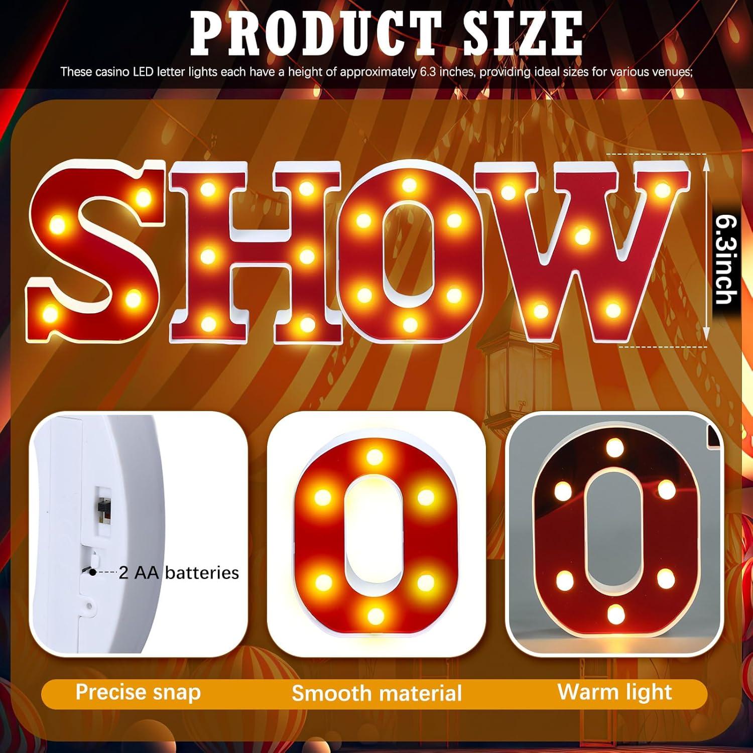 Letreros Iluminados LED Aurelema - Show - 30x21 cm