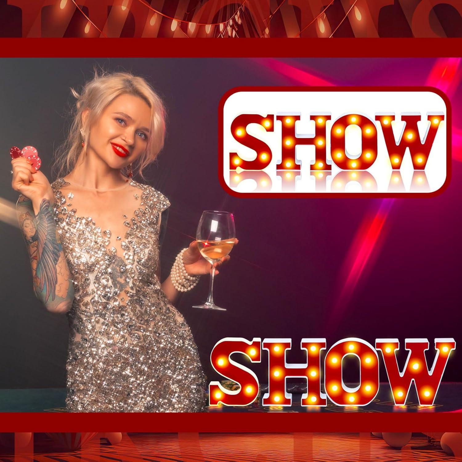 Letreros Iluminados LED Aurelema - Show - 30x21 cm