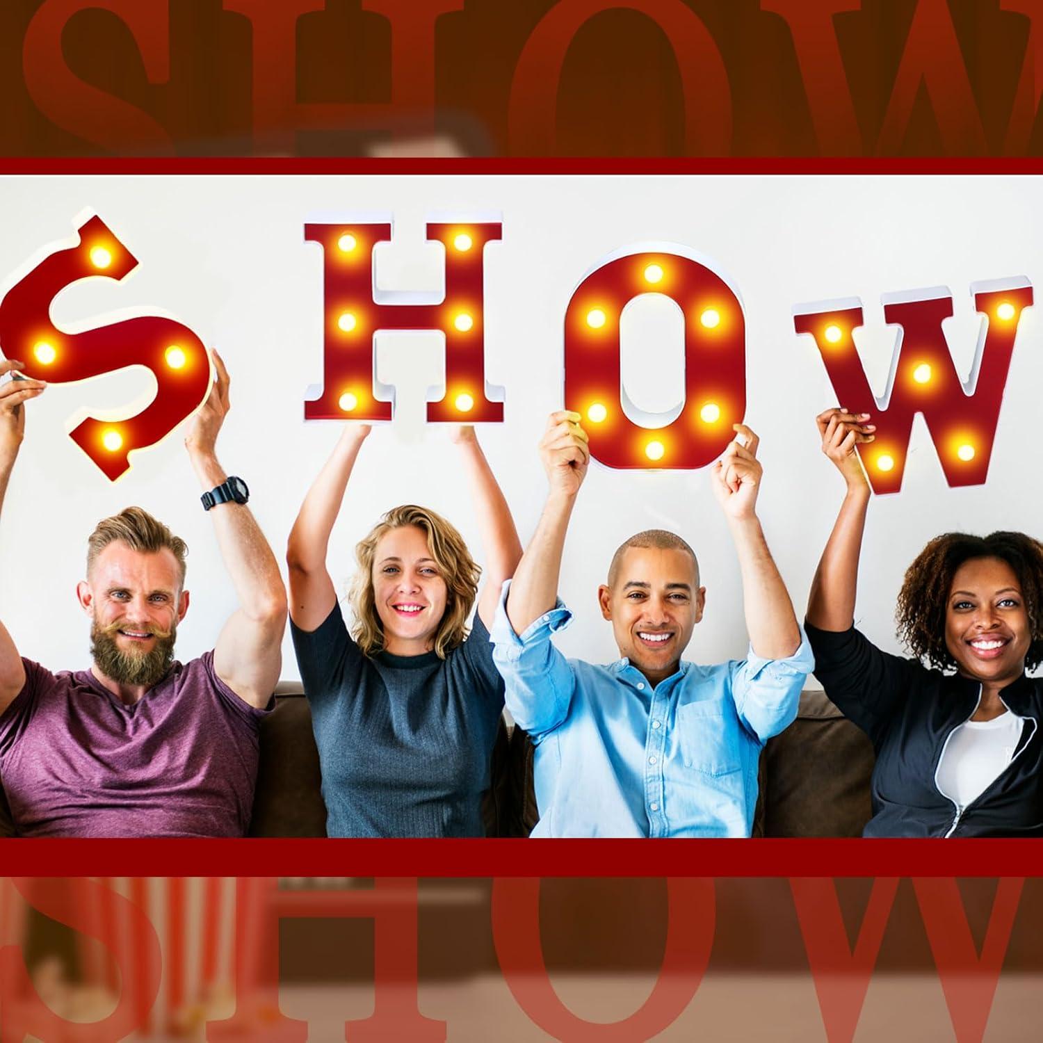 Letreros Iluminados LED Aurelema - Show - 30x21 cm