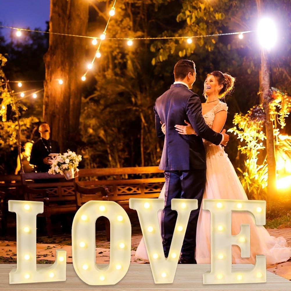 Luz de Cartelera LED HYLEBOR Letra V para Decoración Fiesta