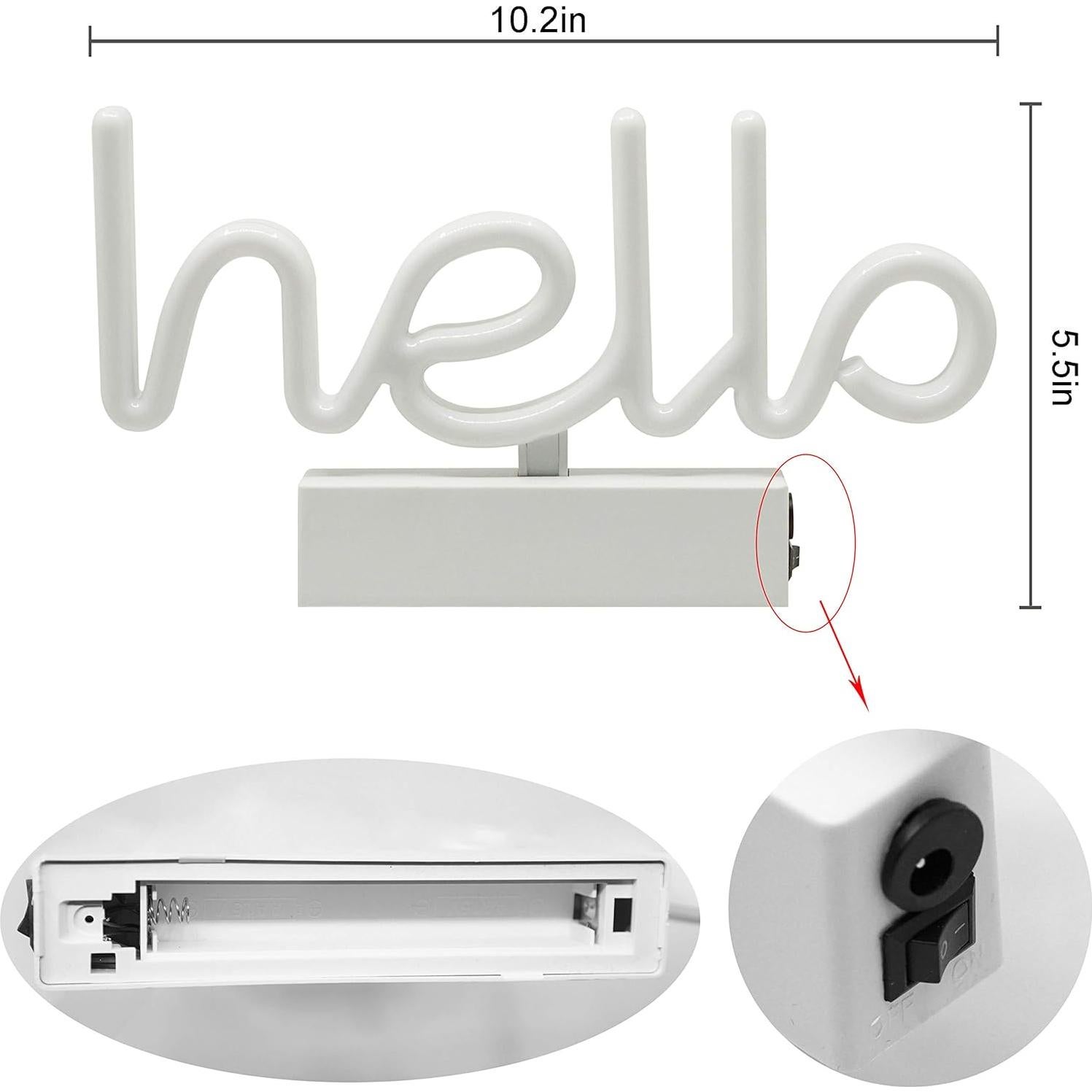 Luz Nocturna LED LoveNite Blanca Cálida USB y Batería