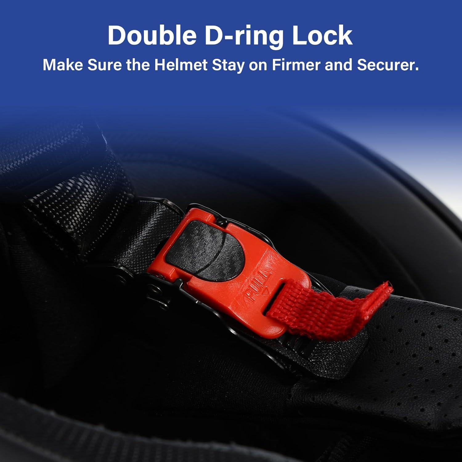 Casco de Motocross TCMT para Niños Azul Tiburón Talla M a XXL