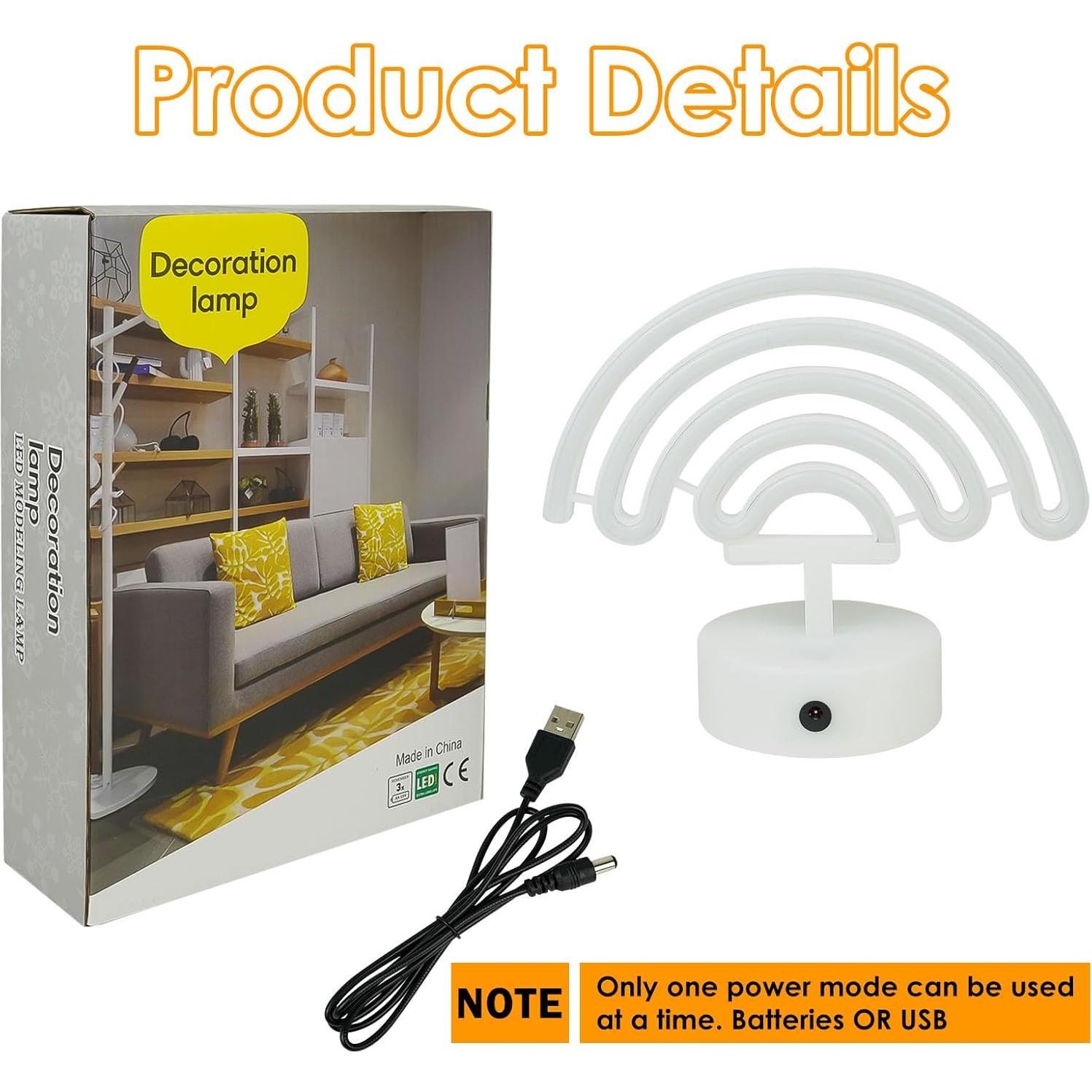 Luz de Neón Arcoíris LED BHCLIGHT - Decoración Multicolor