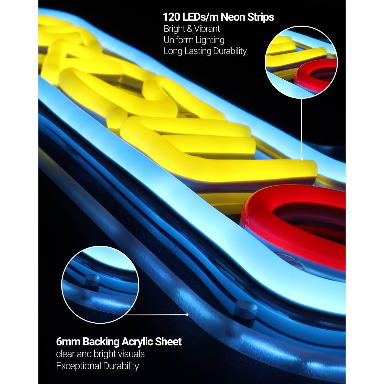 Signo Neón GAME ON NHD con Regulador 35.56x17.78 cm