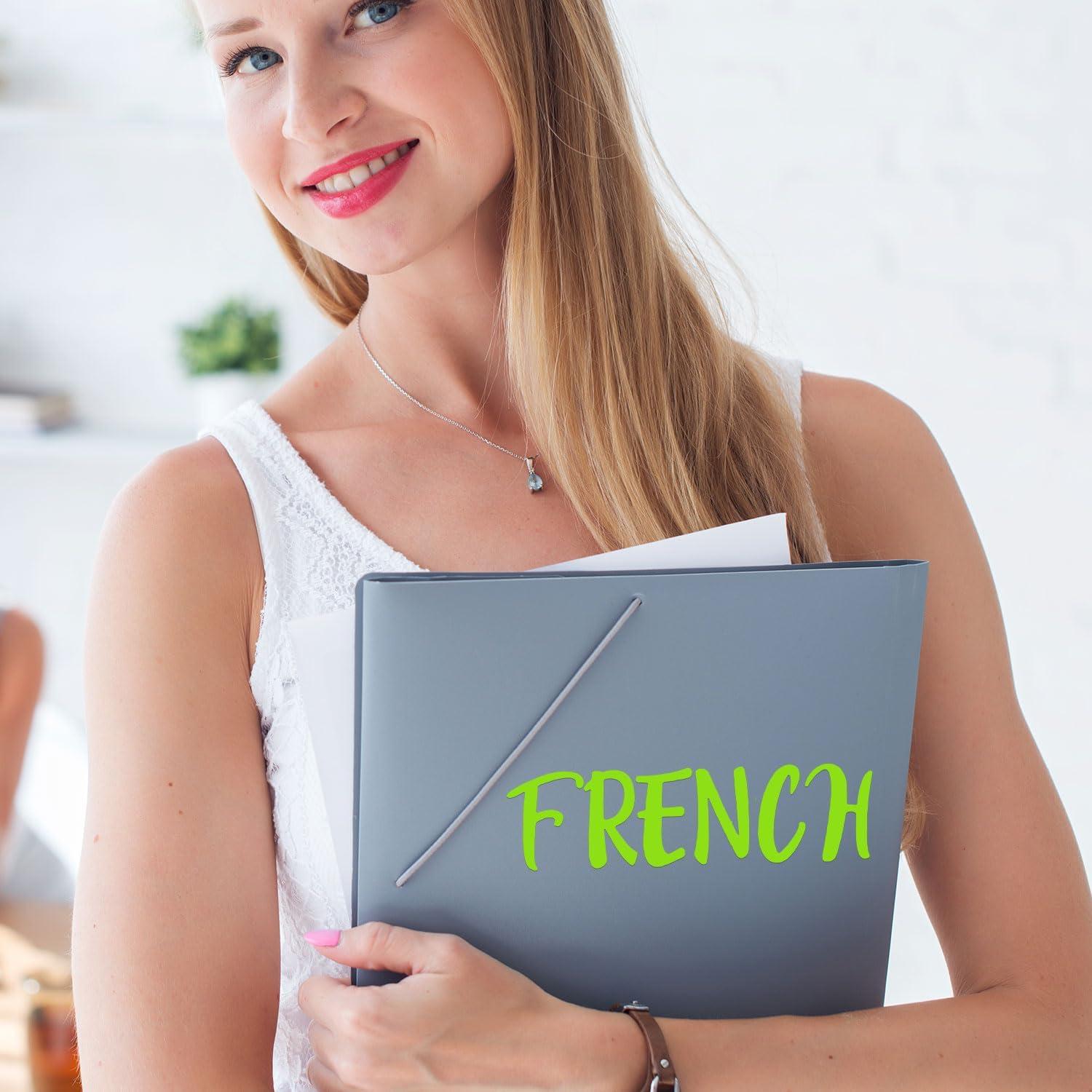 520 Etiquetas de Letras de Vinilo LUTER 10 Hojas 1-2 Pulgadas