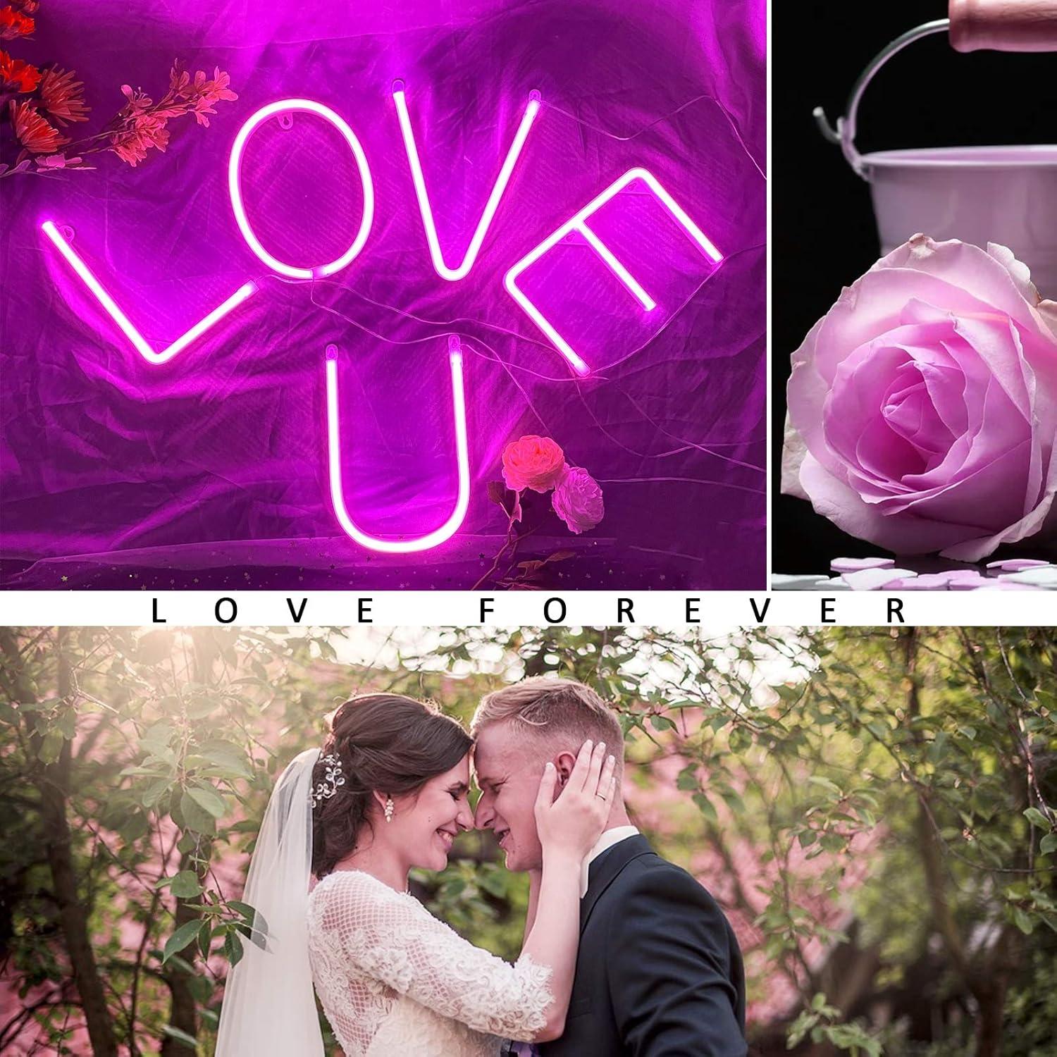 Luz de Letras Neón Rosa Protecu Letra X 17 cm para Decoración