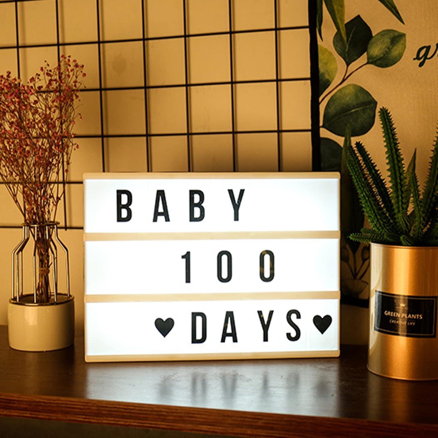 Caja de Luz de Cine Aoutrow LED Personalizada 30.7x22.1cm