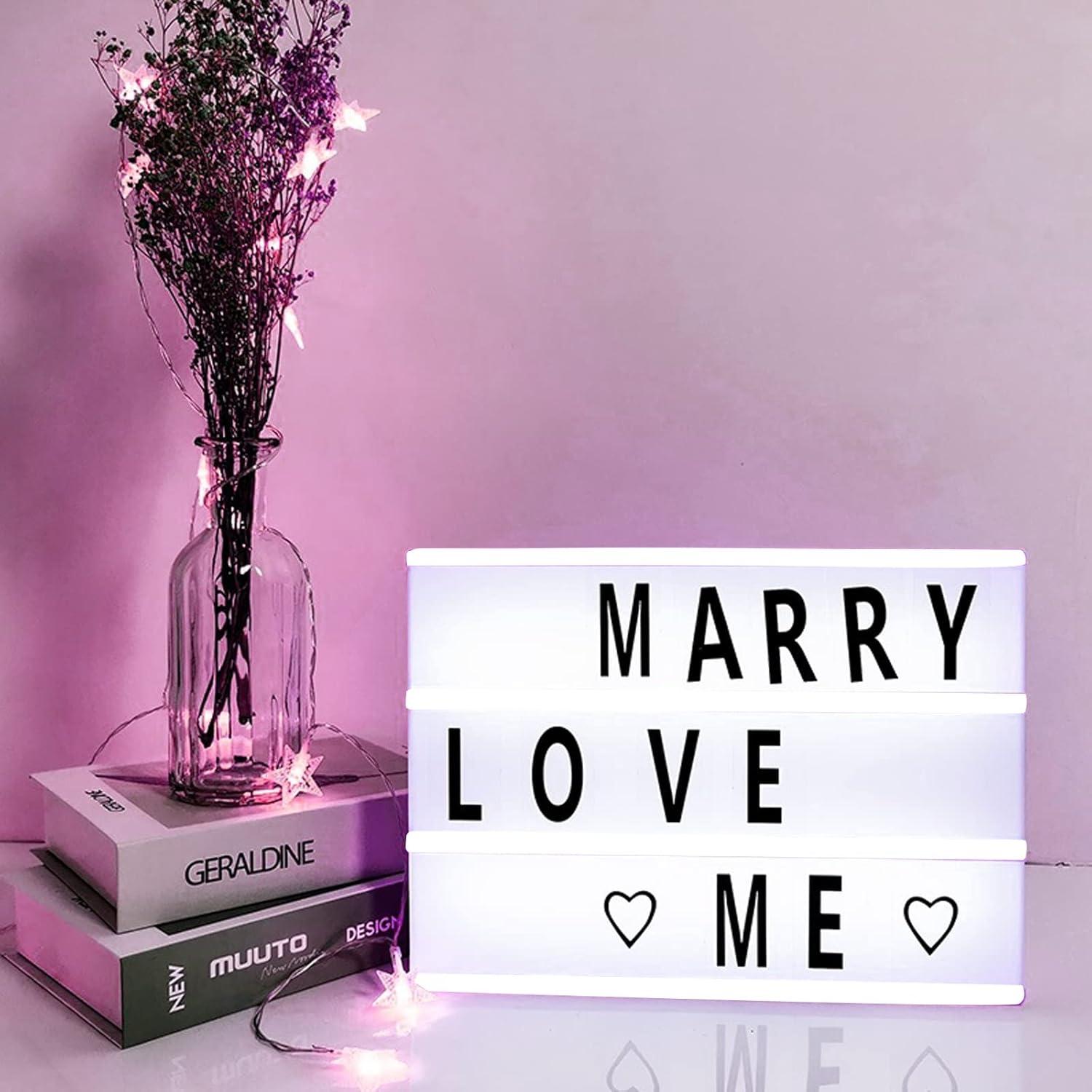 Caja de Luz de Cine Aoutrow LED Personalizada 30.7x22.1cm