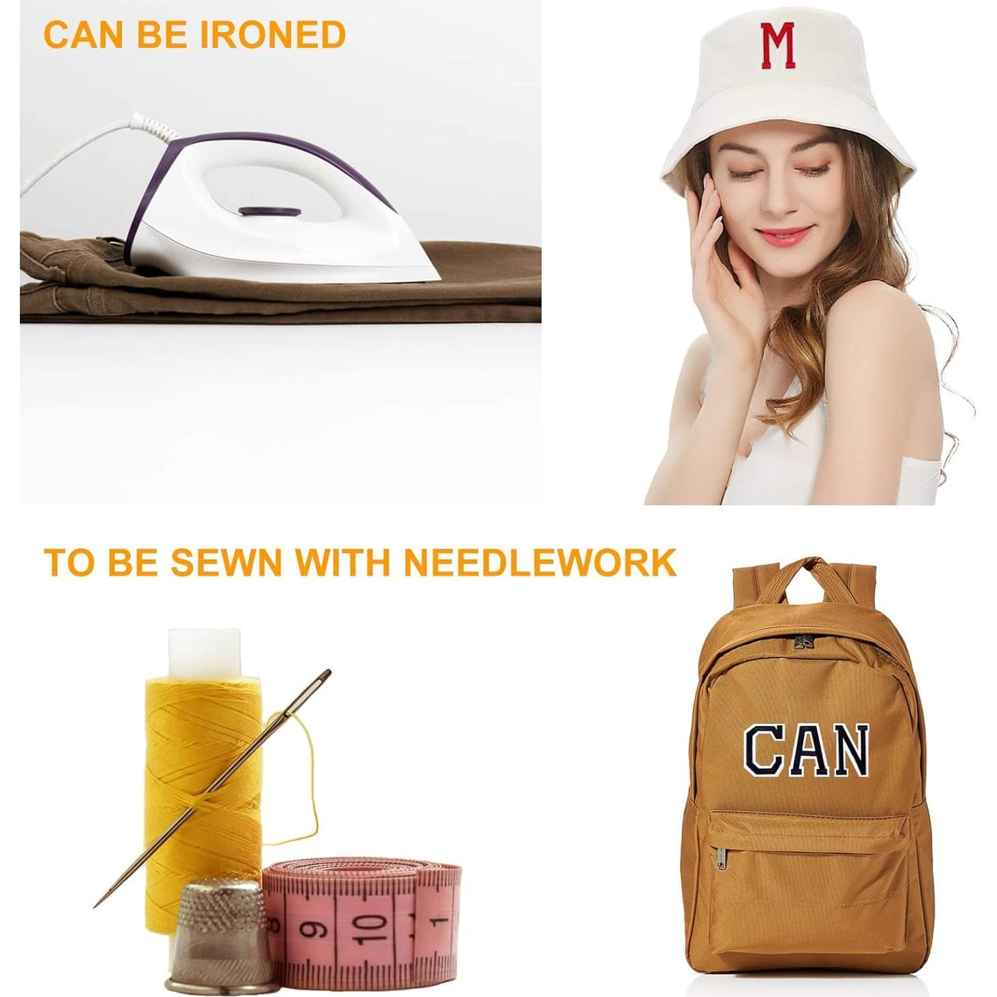 Parche de Letras Bordadas Jongdari 110 Pcs Rosa