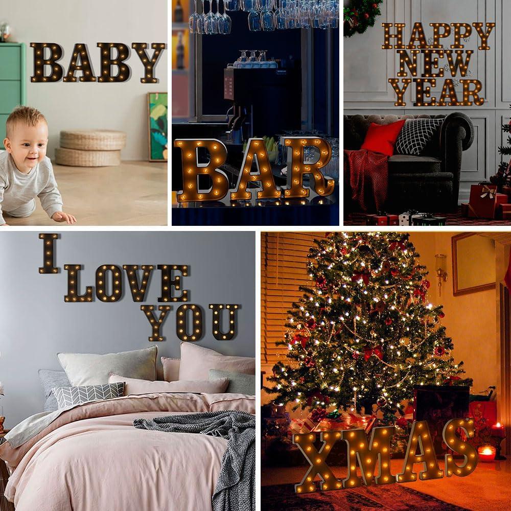 Letras Iluminadas LED Hisxierng - Decoración Pared Cásate Conmigo