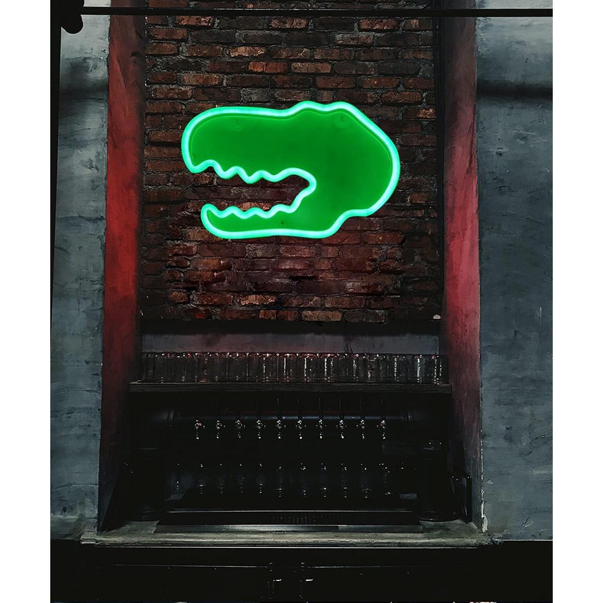 Luz de Neón Dinosaurio BYOSEKA 29x19 cm USB/Batería