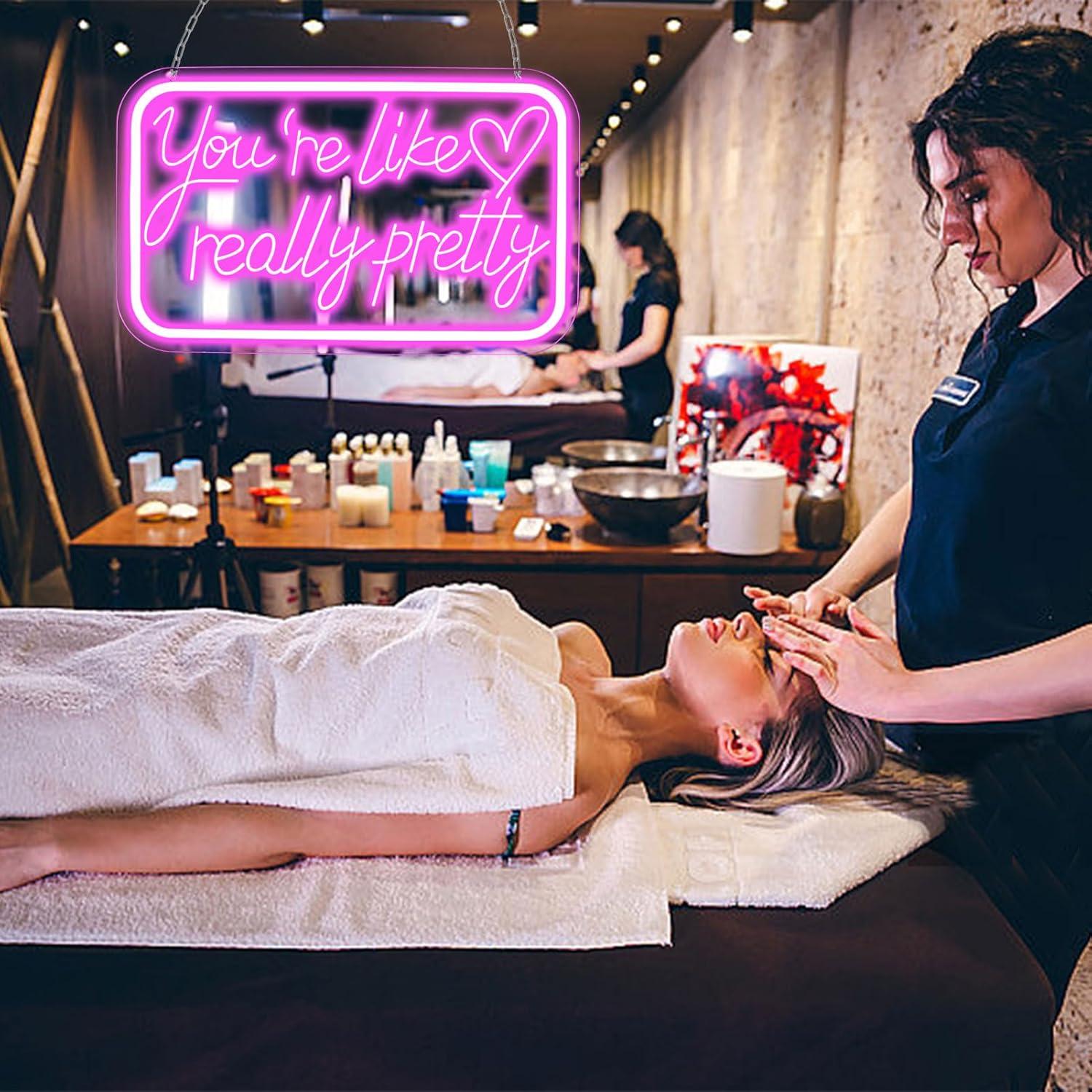 Señal de Neón LED qbanziou Eres Como Realmente Bonita 0.83 kg