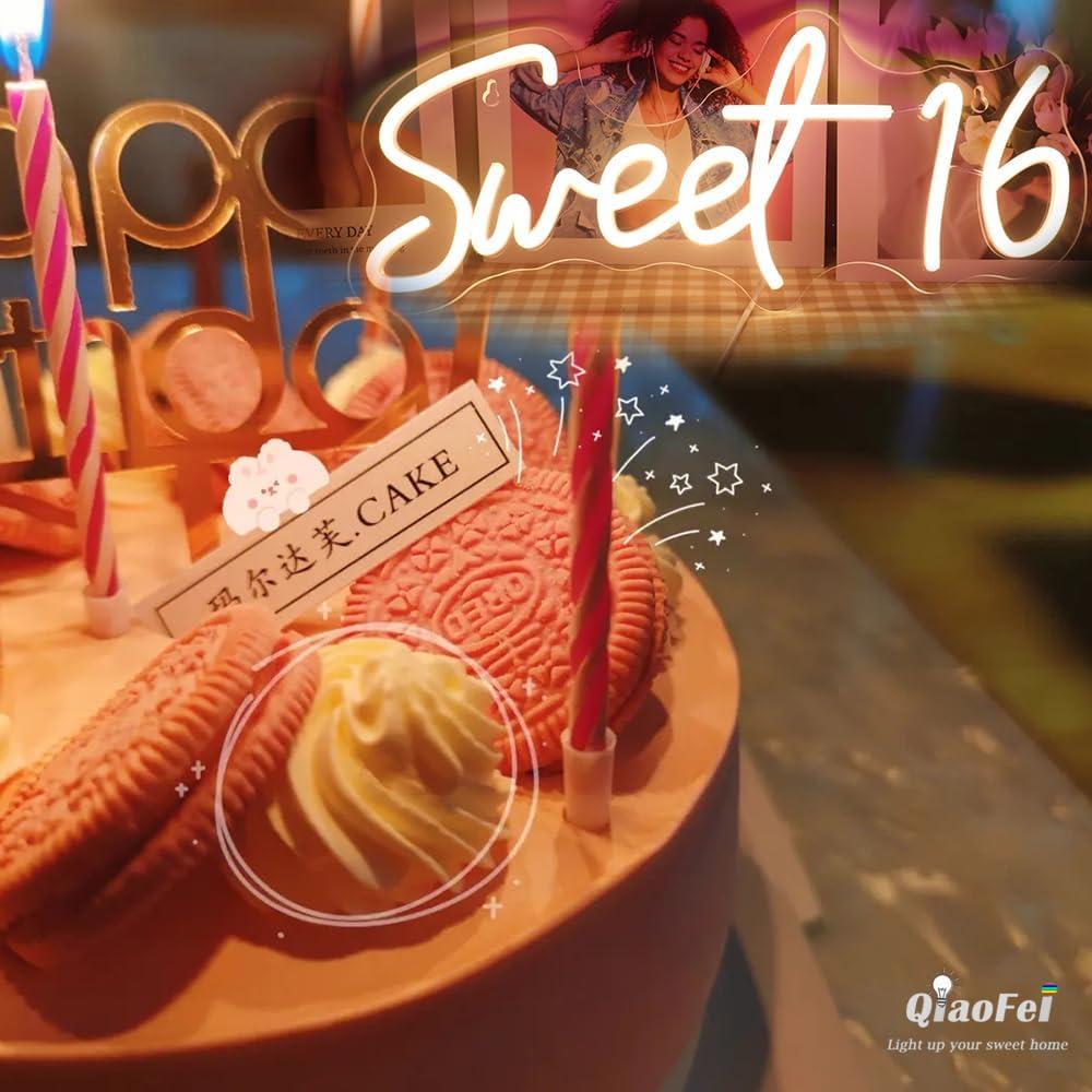 Luz de Neón QiaoFei Dulce 16 USB Regulable 17.78x42cm