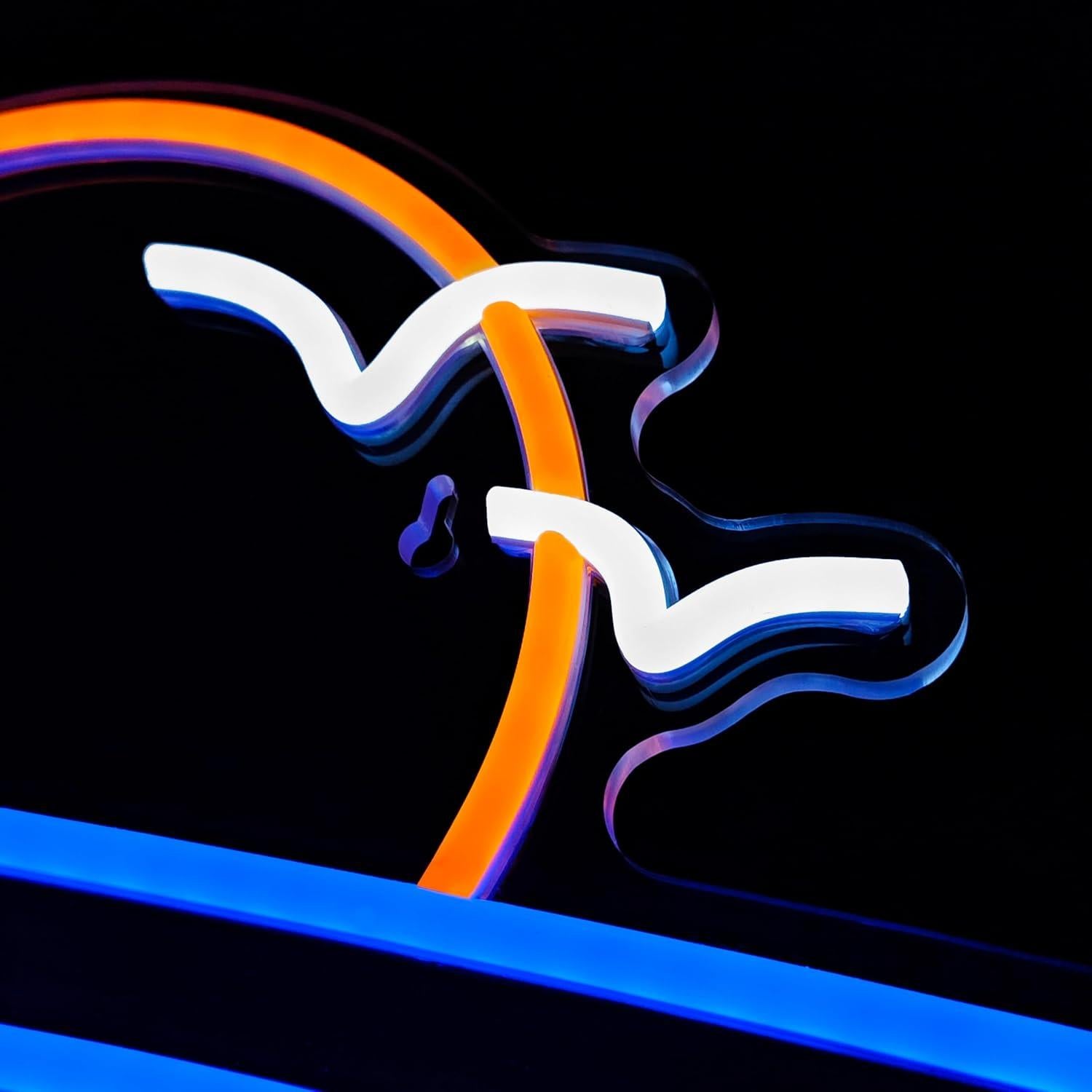 Cartel de Neón LED Zidoni Amanecer y Atardecer 35x26cm