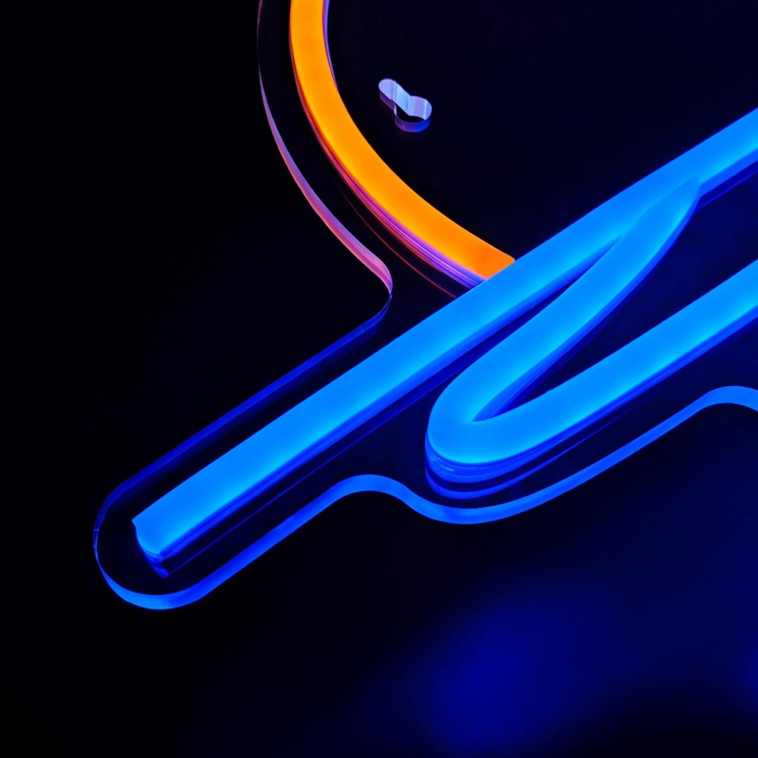 Cartel de Neón LED Zidoni Amanecer y Atardecer 35x26cm