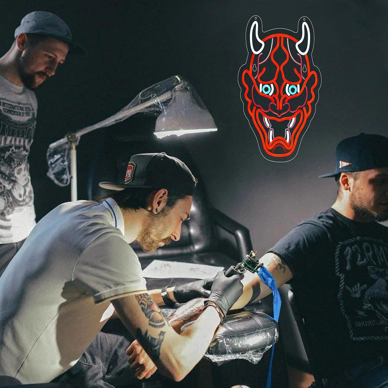 Luz de neón Hannya ZODZ 42x32 cm LED regulable USB