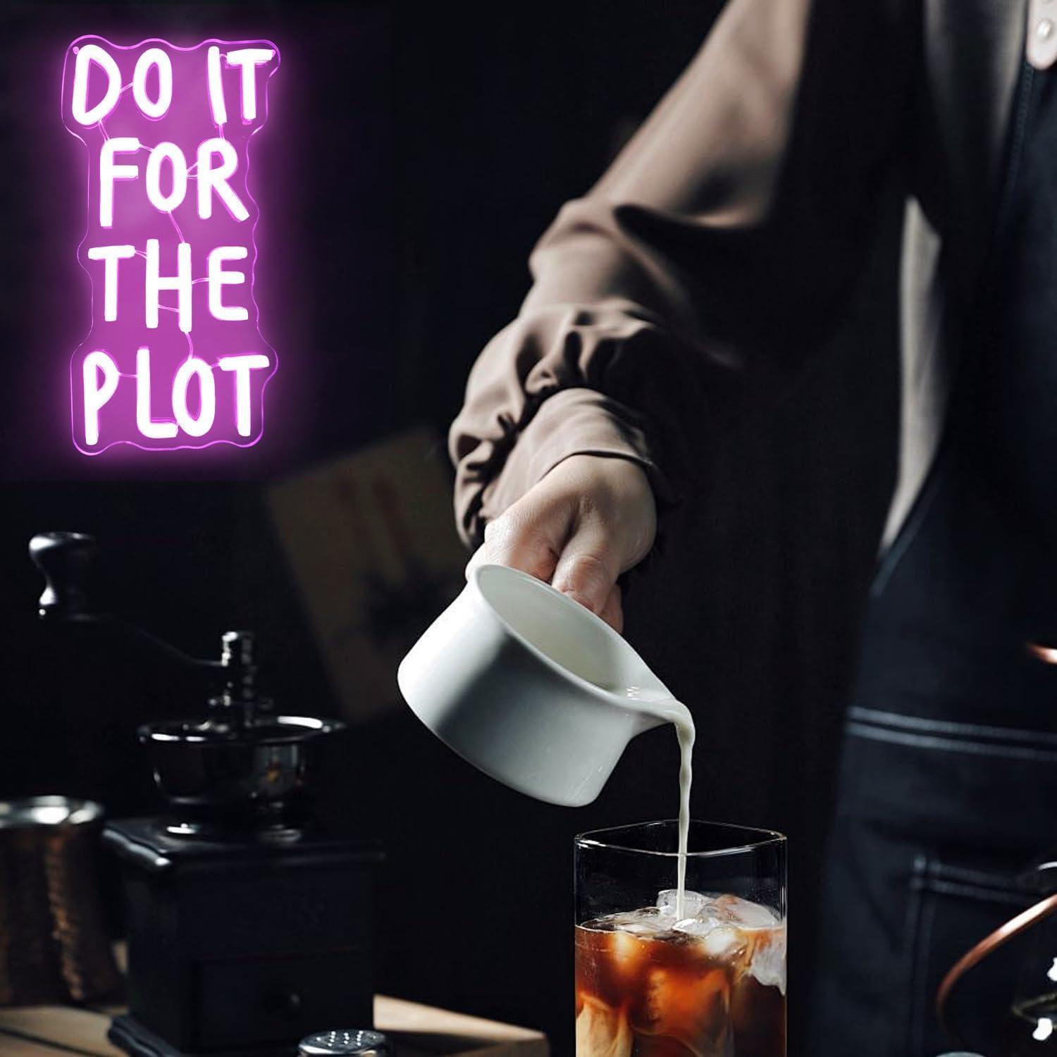 Letrero de Neón LED Rosa CinsYarn Regulable para Decoración