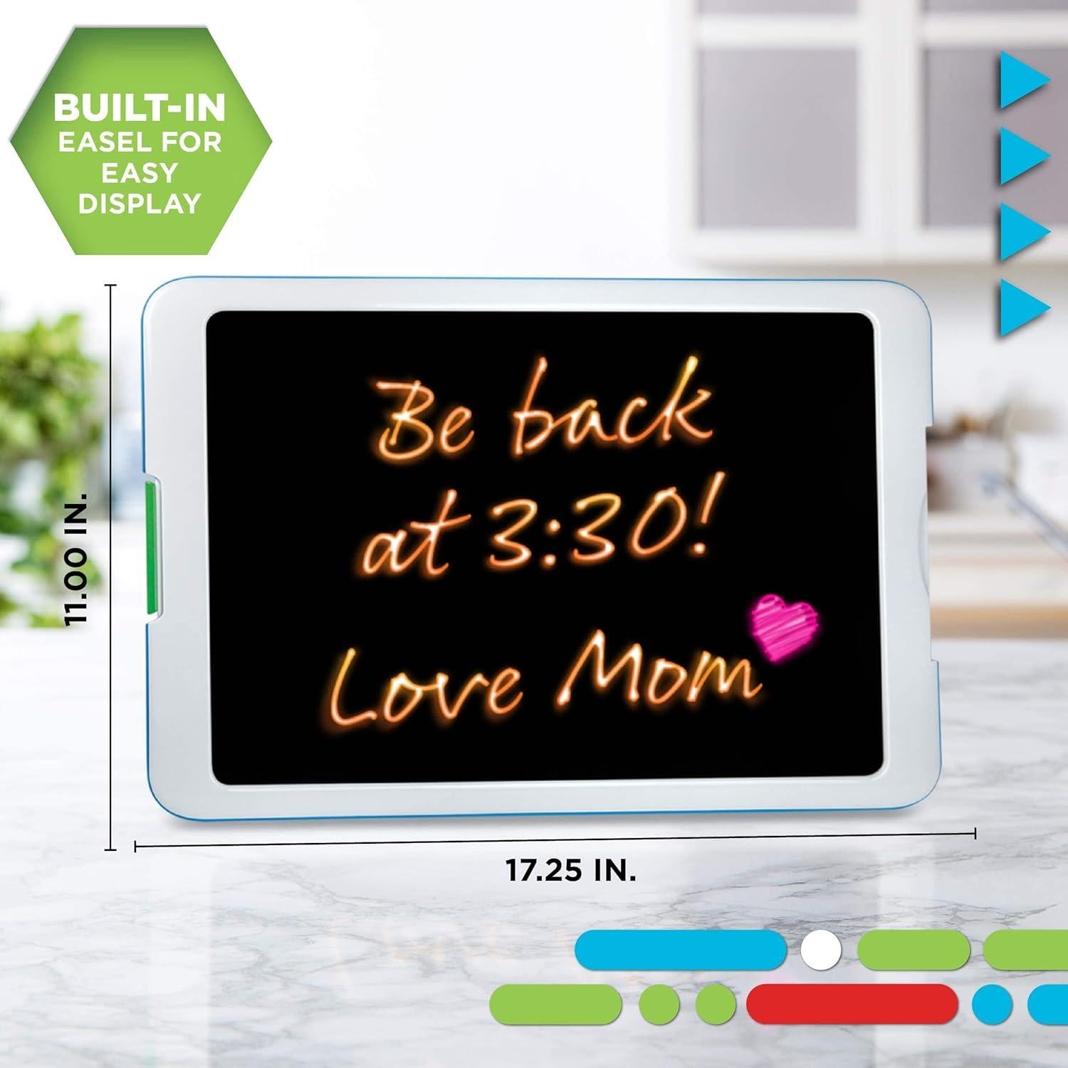 Caballete de Dibujo Discovery Kids Neon Glow 27.94x43.82cm