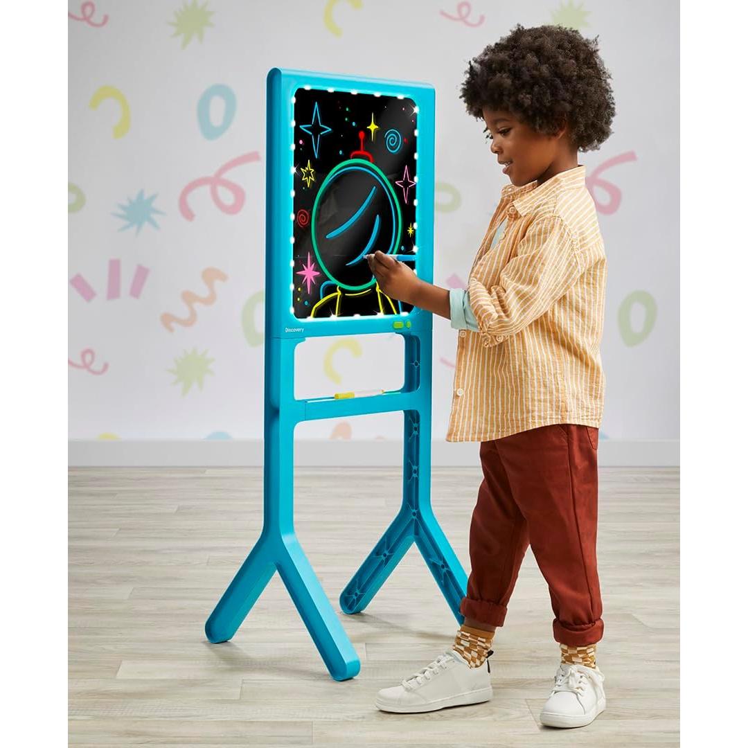 Caballete de arte Discovery Glow 34 cm iluminado doble cara
