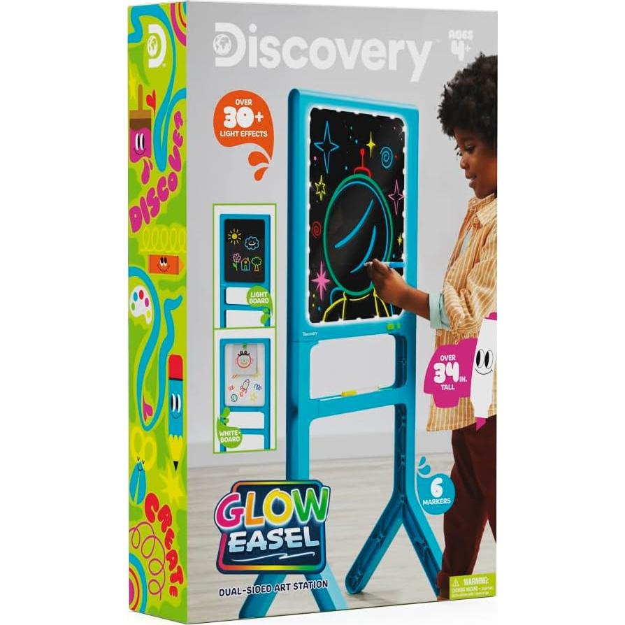 Caballete de arte Discovery Glow 34 cm iluminado doble cara