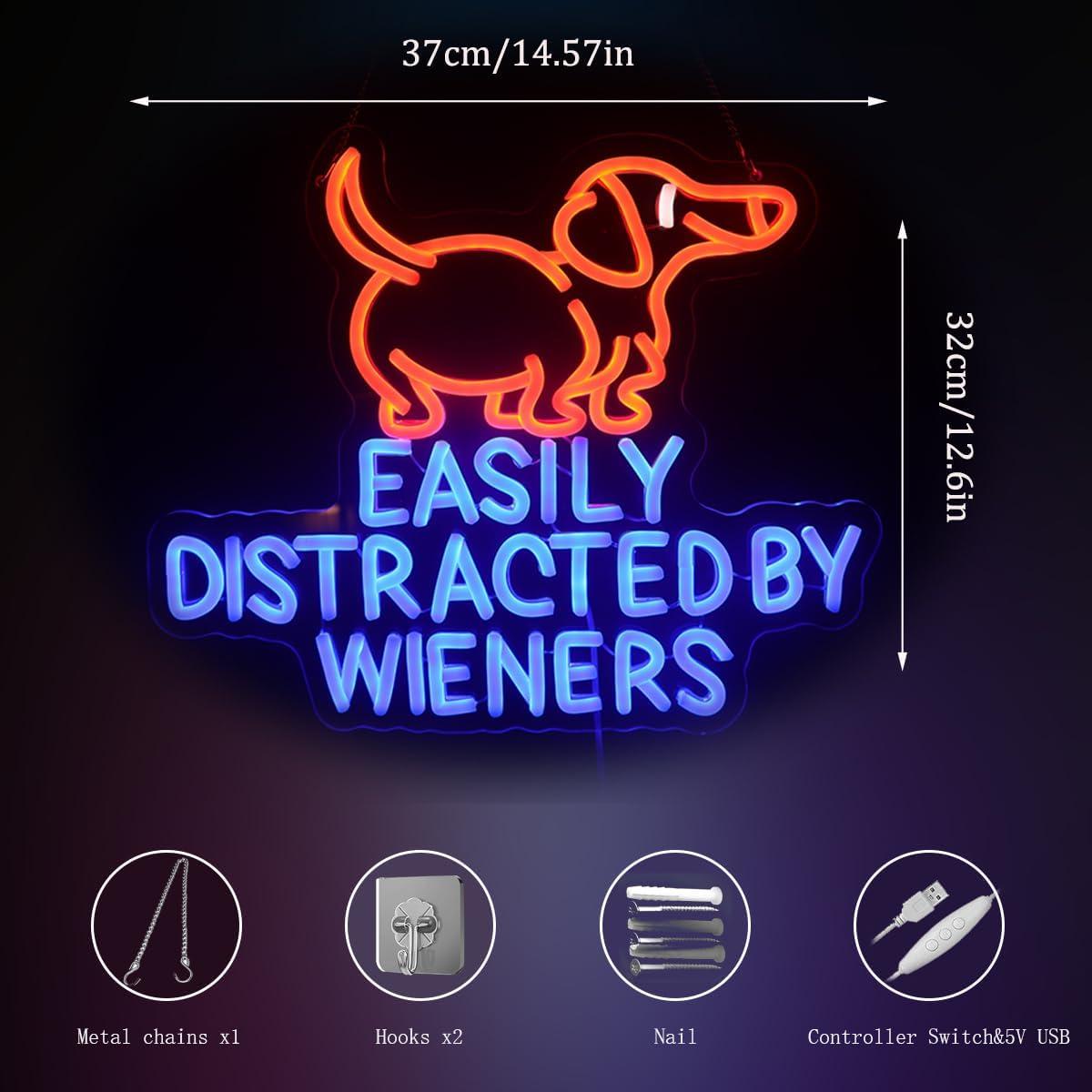 Luz Neón LED Perro Salchicha Nordstylee - Decoración Hogar