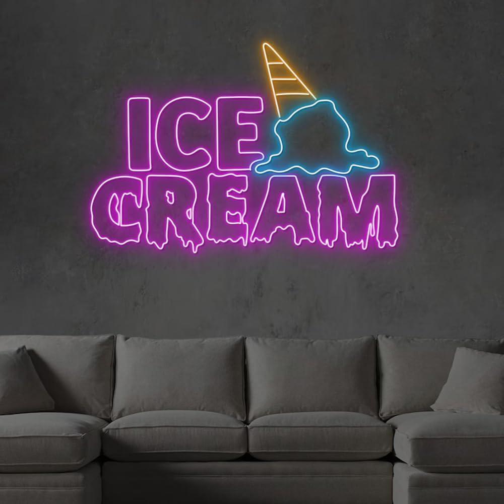 Letrero de Neón LED Helado Goteante 45.72cm BELISAMA
