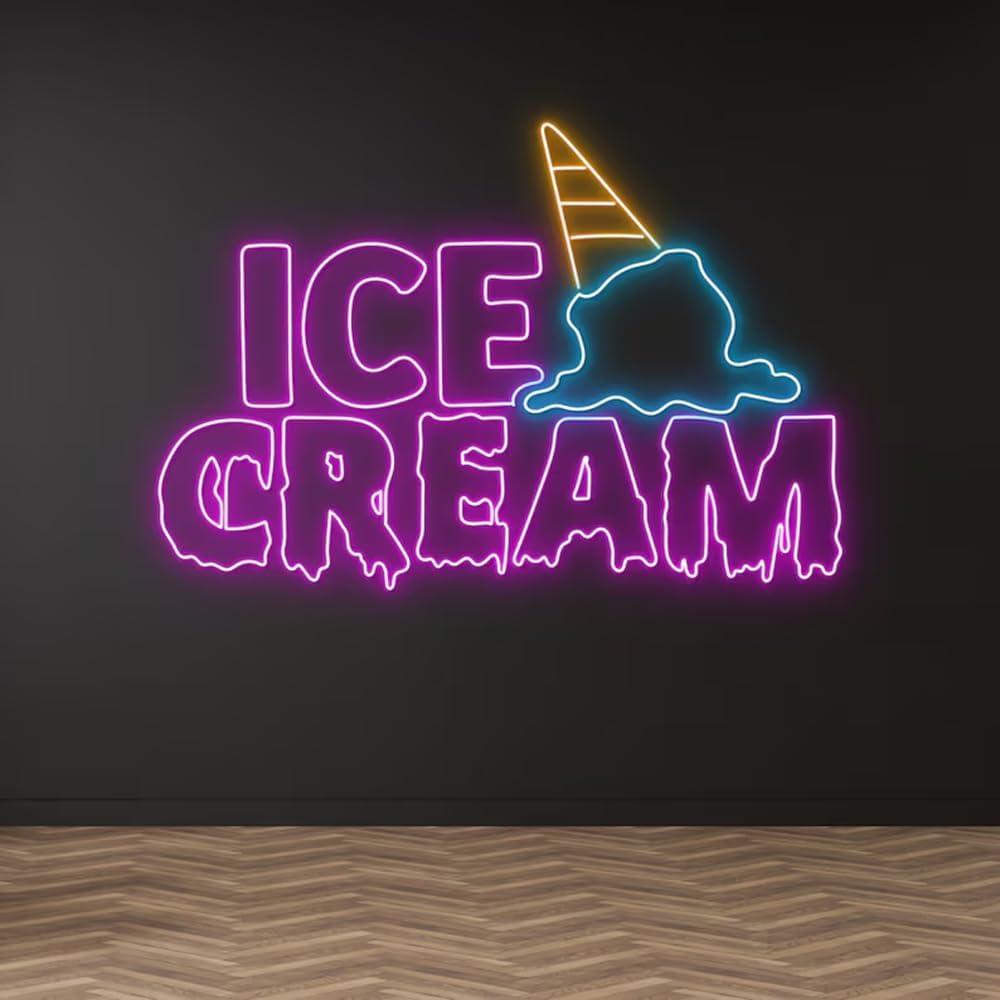 Letrero de Neón LED Helado Goteante 45.72cm BELISAMA
