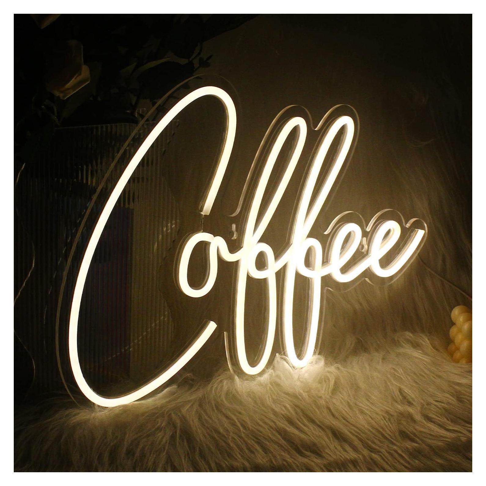 Letrero de Neón LED Ineonlife 30x40 cm para Decoración de Café