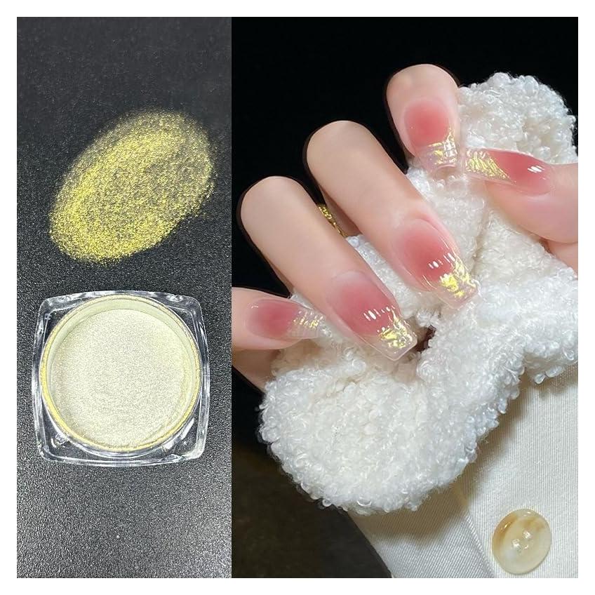 Polvo de Cromo Aurora para Uñas Charming May - 2 Pcs