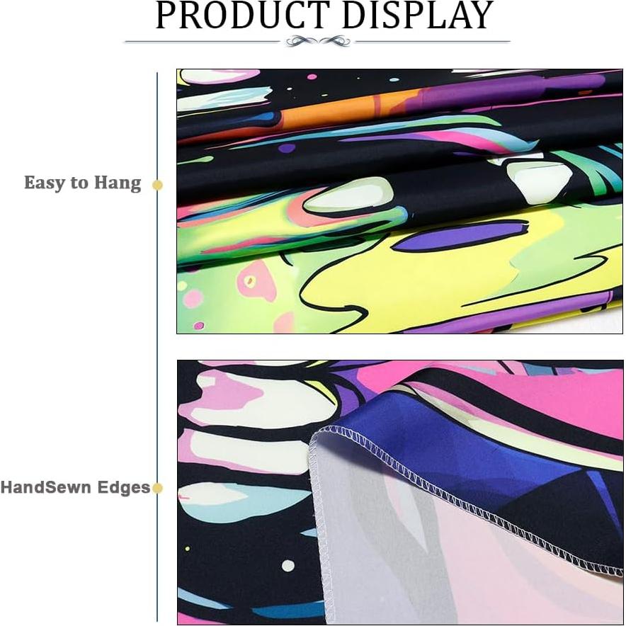 Tapiz Heopapin Calavera UV Reactivo 150x130cm Decoración Halloween