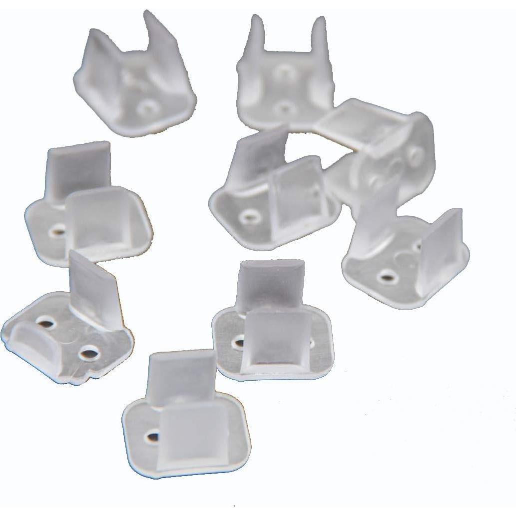 Clips de Montaje LED 99 Iluminación 200 Piezas 6mm/8mm