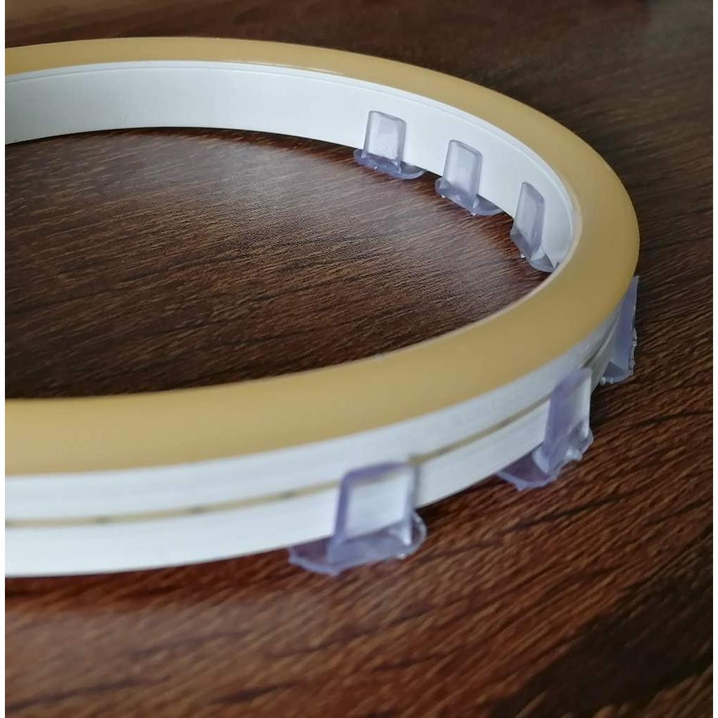 Clips de Montaje LED 99 Iluminación 200 Piezas 6mm/8mm