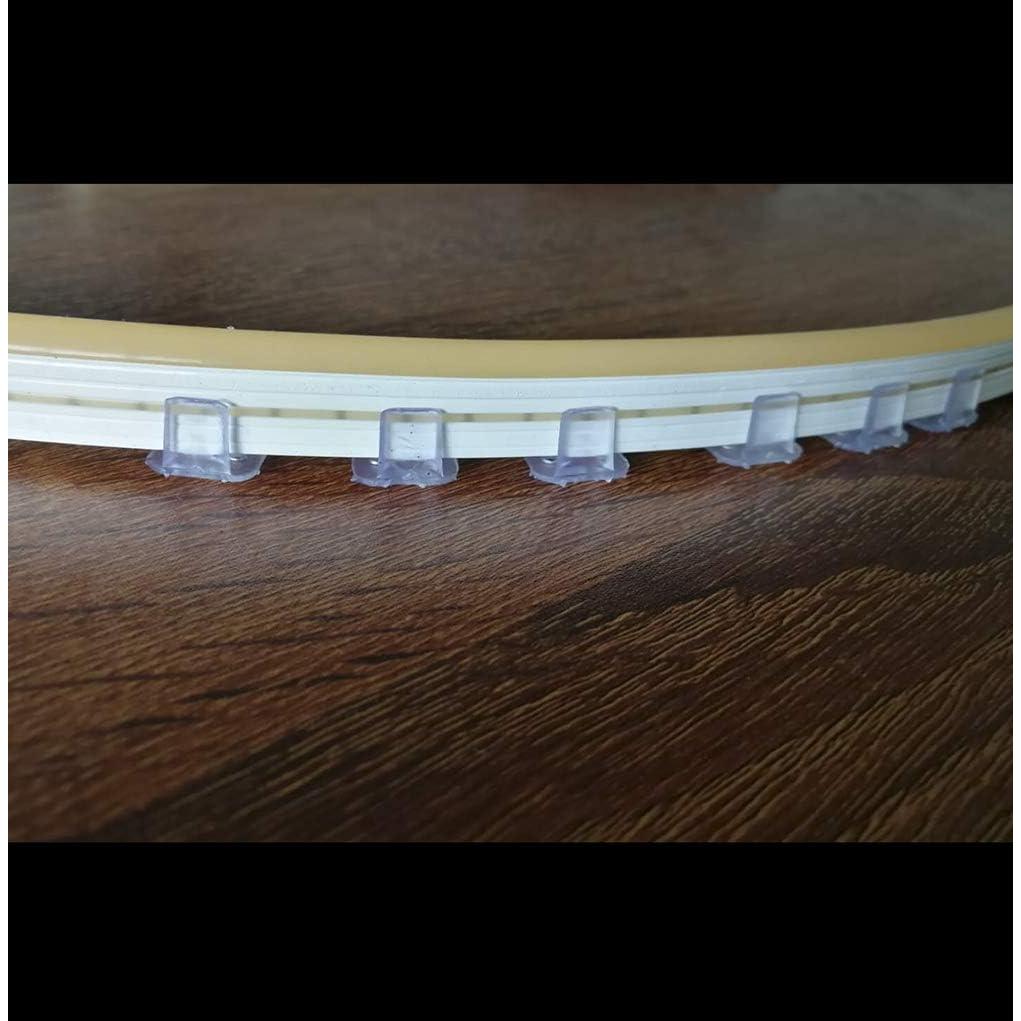 Clips de Montaje LED 99 Iluminación 200 Piezas 6mm/8mm