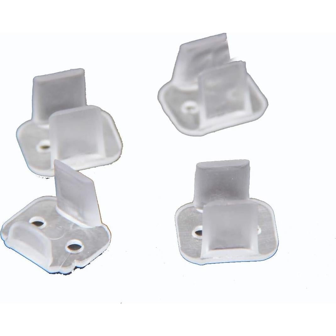 Clips de Montaje LED 99 Iluminación 200 Piezas 6mm/8mm