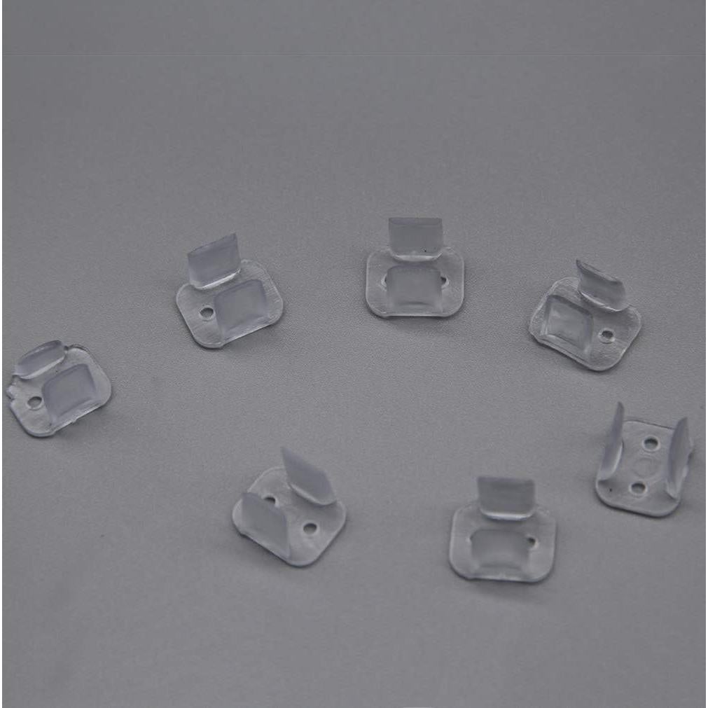 Clips de Montaje LED 99 Iluminación 200 Piezas 6mm/8mm