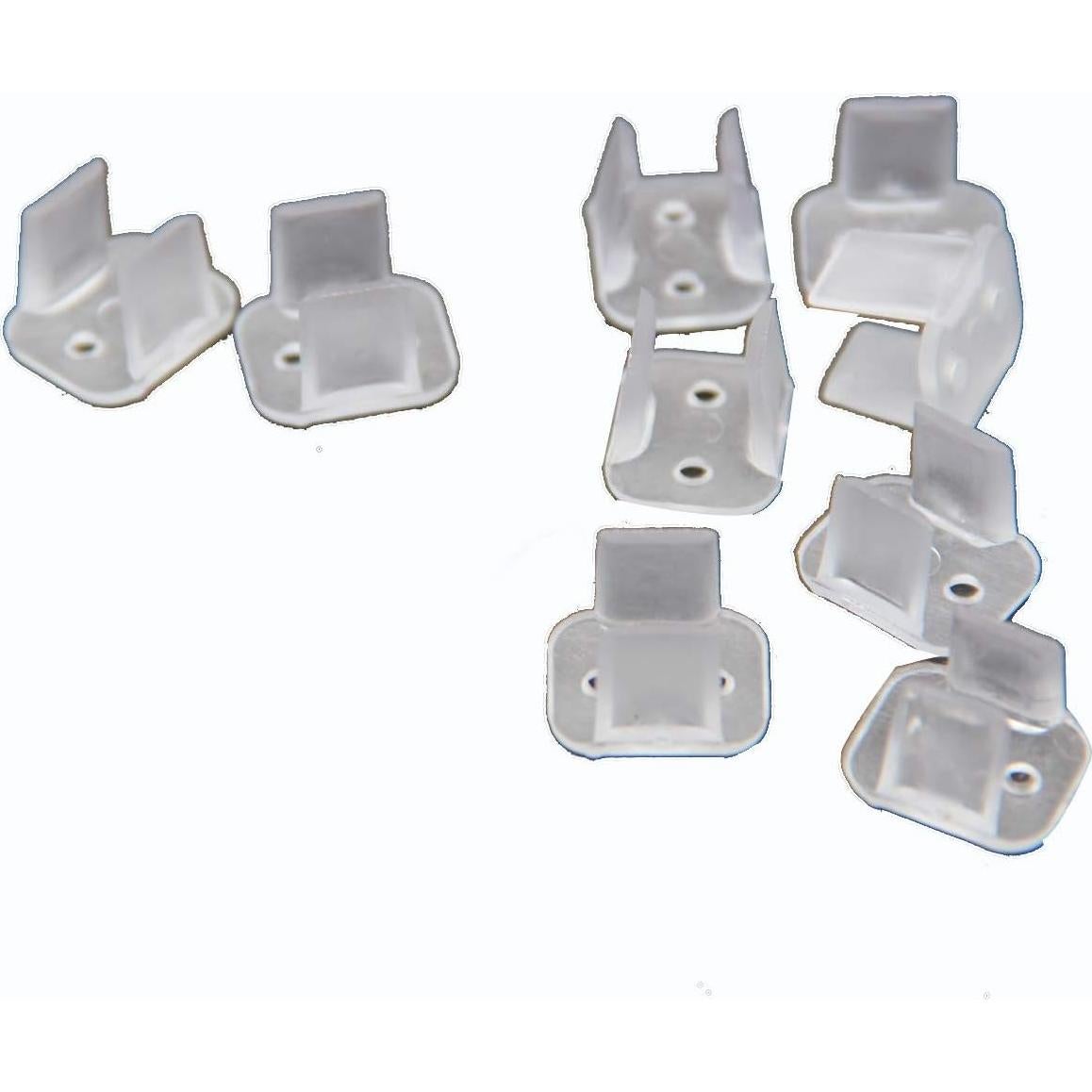 Clips de Montaje LED 99 Iluminación 200 Piezas 6mm/8mm