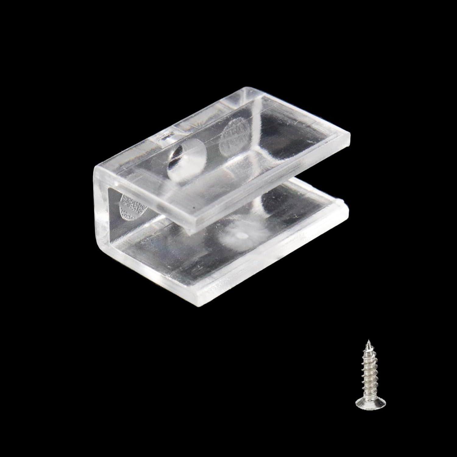 100 Soportes de Montaje para Luces LED Cuerda Pastlla 6.4mm