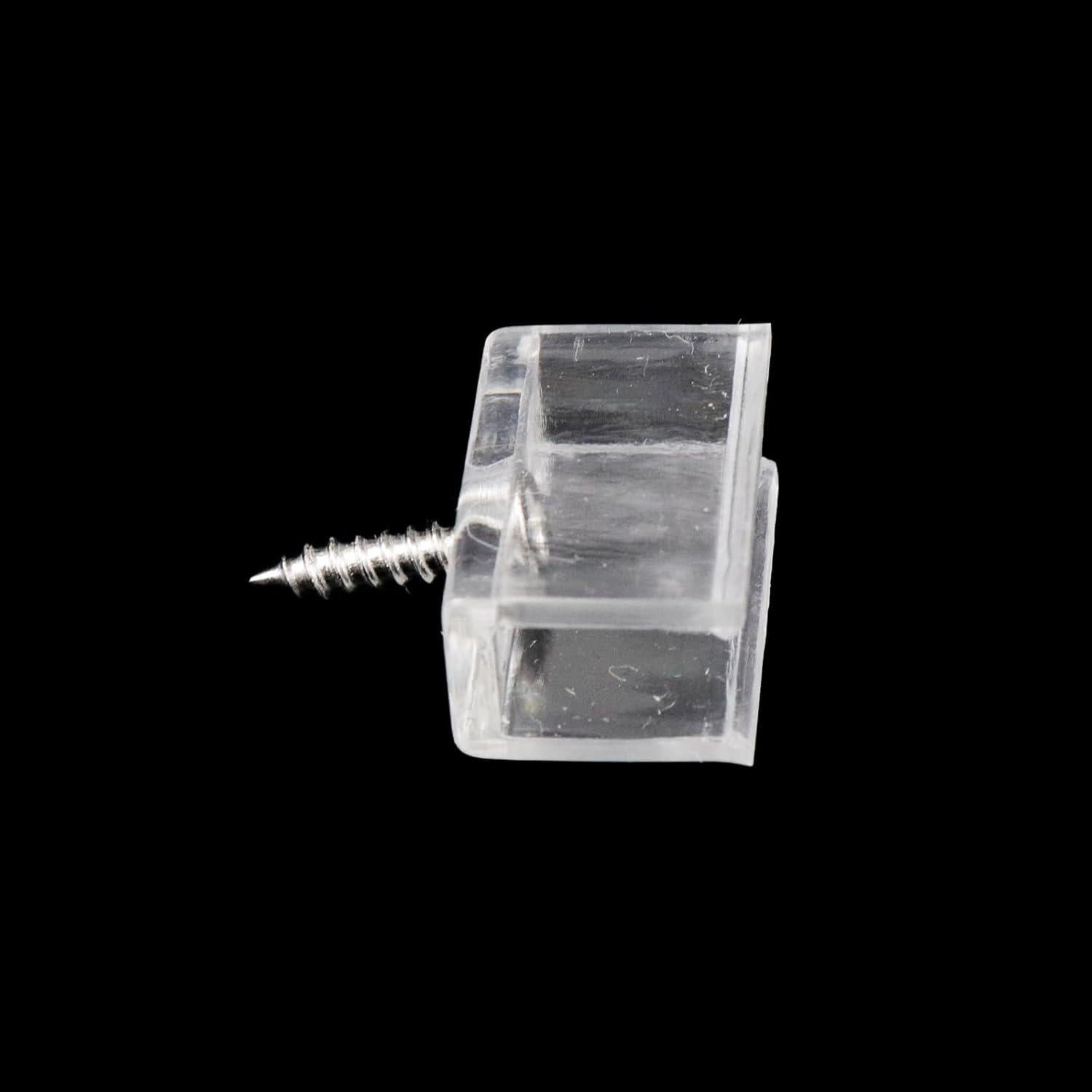 100 Soportes de Montaje para Luces LED Cuerda Pastlla 6.4mm