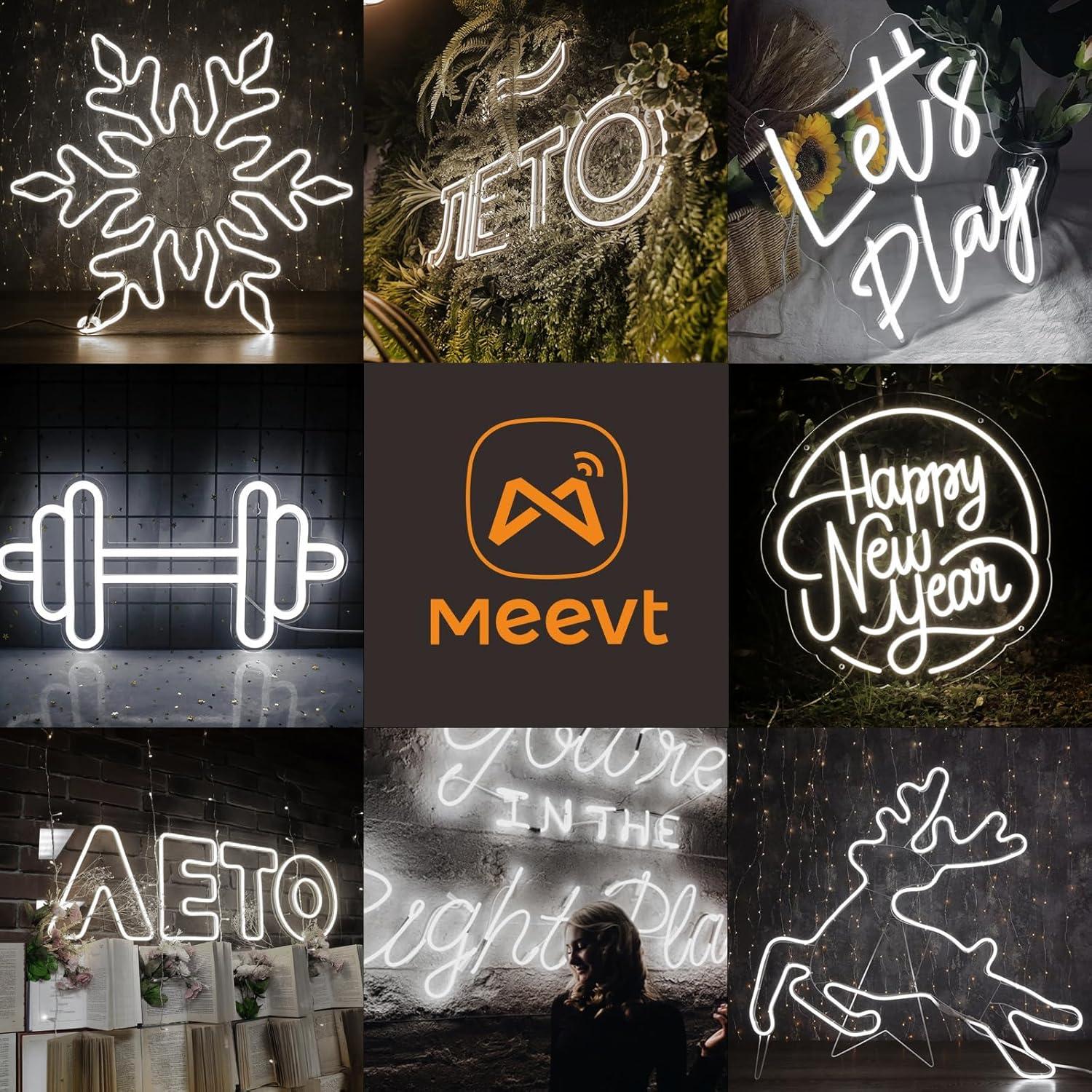 Tira LED Neón Flexible 5m MMEEVT Blanca IP65 para Interior/Exterior