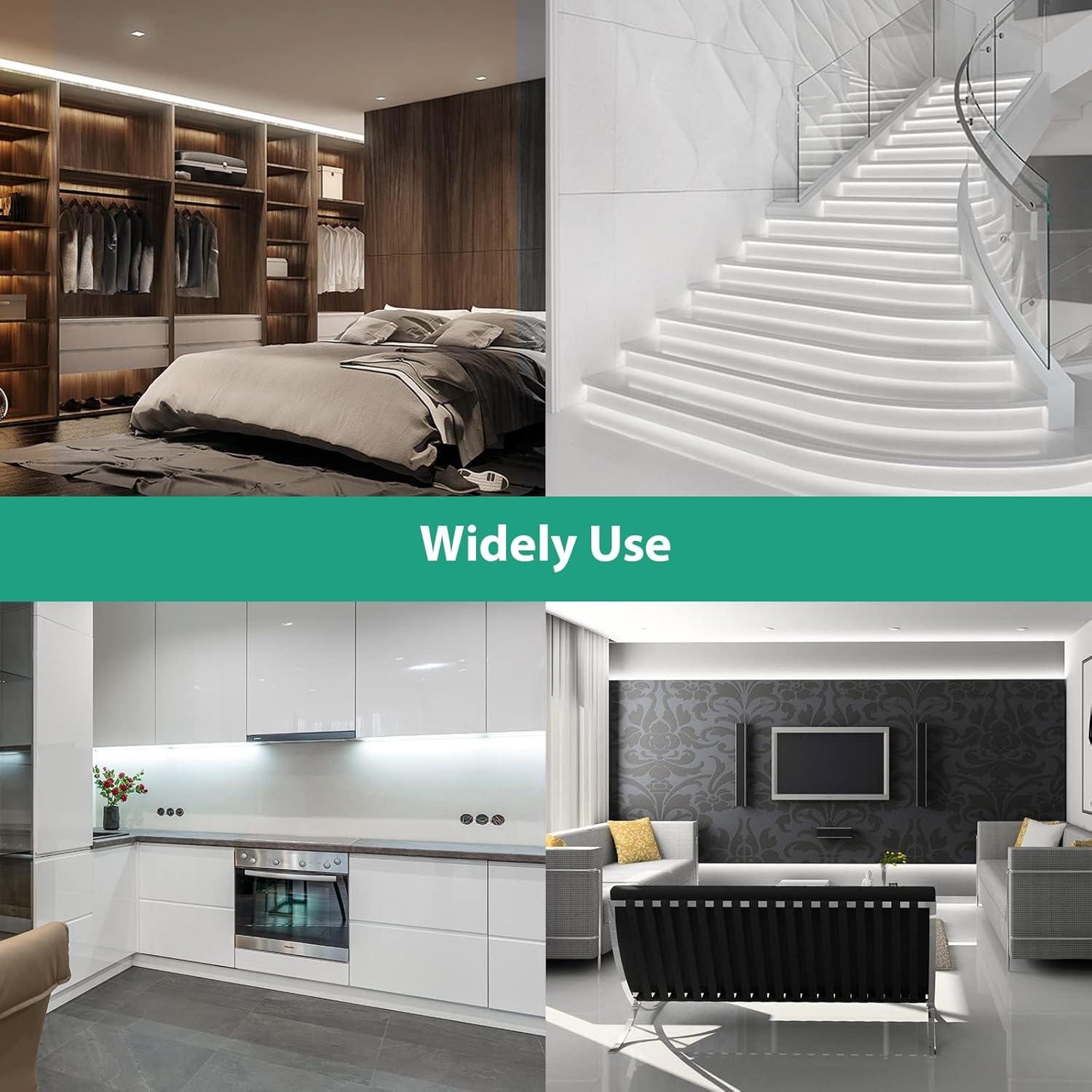 Tira LED Neón Flexible 5m MMEEVT Blanca IP65 para Interior/Exterior