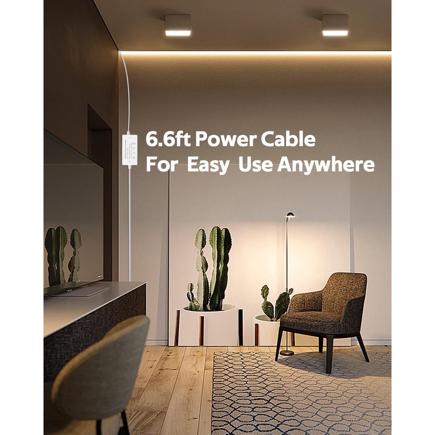 Tira de Luz LED COB 25M Samsion Blanco Cálido 3000K Regulable