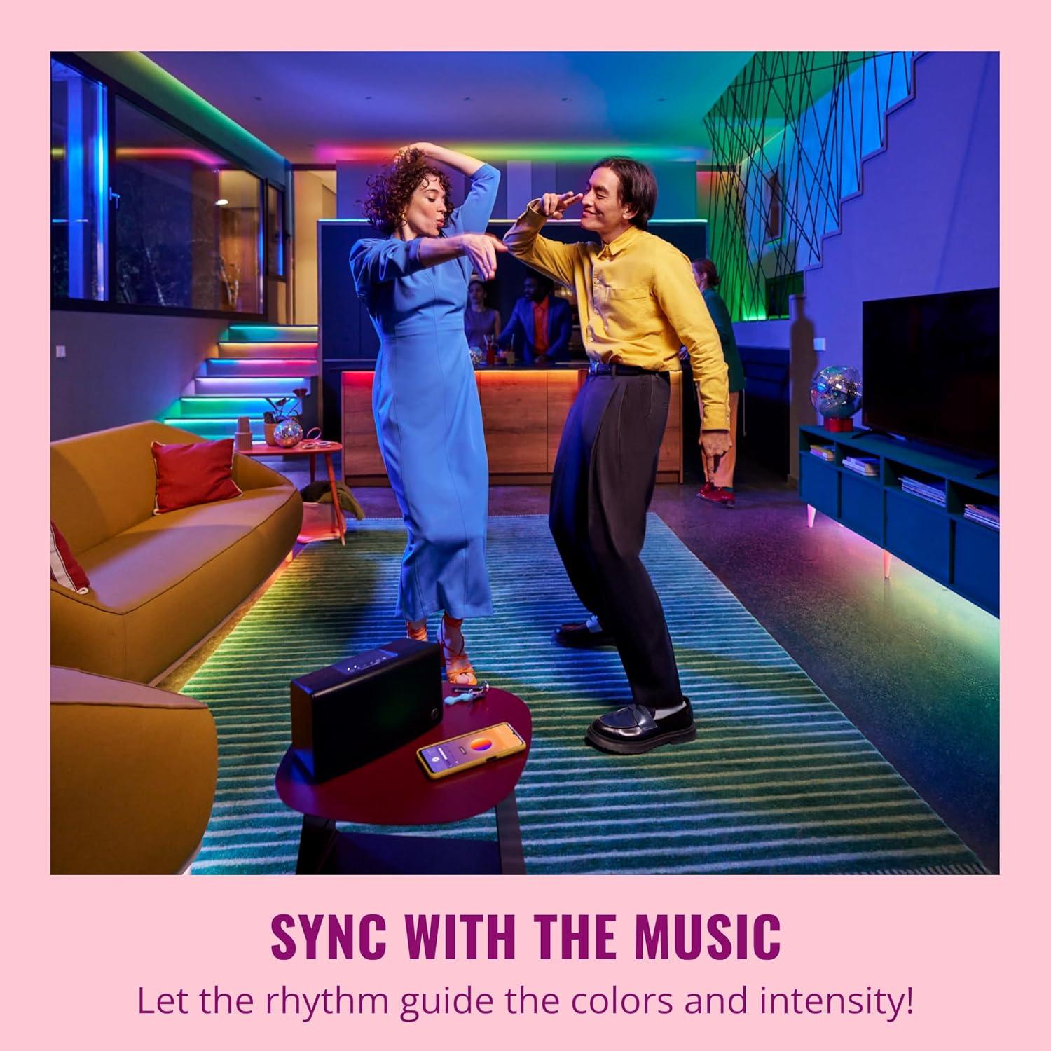 Tira de luz LED WiZ Smart Flex 10 m Multicolor Control App