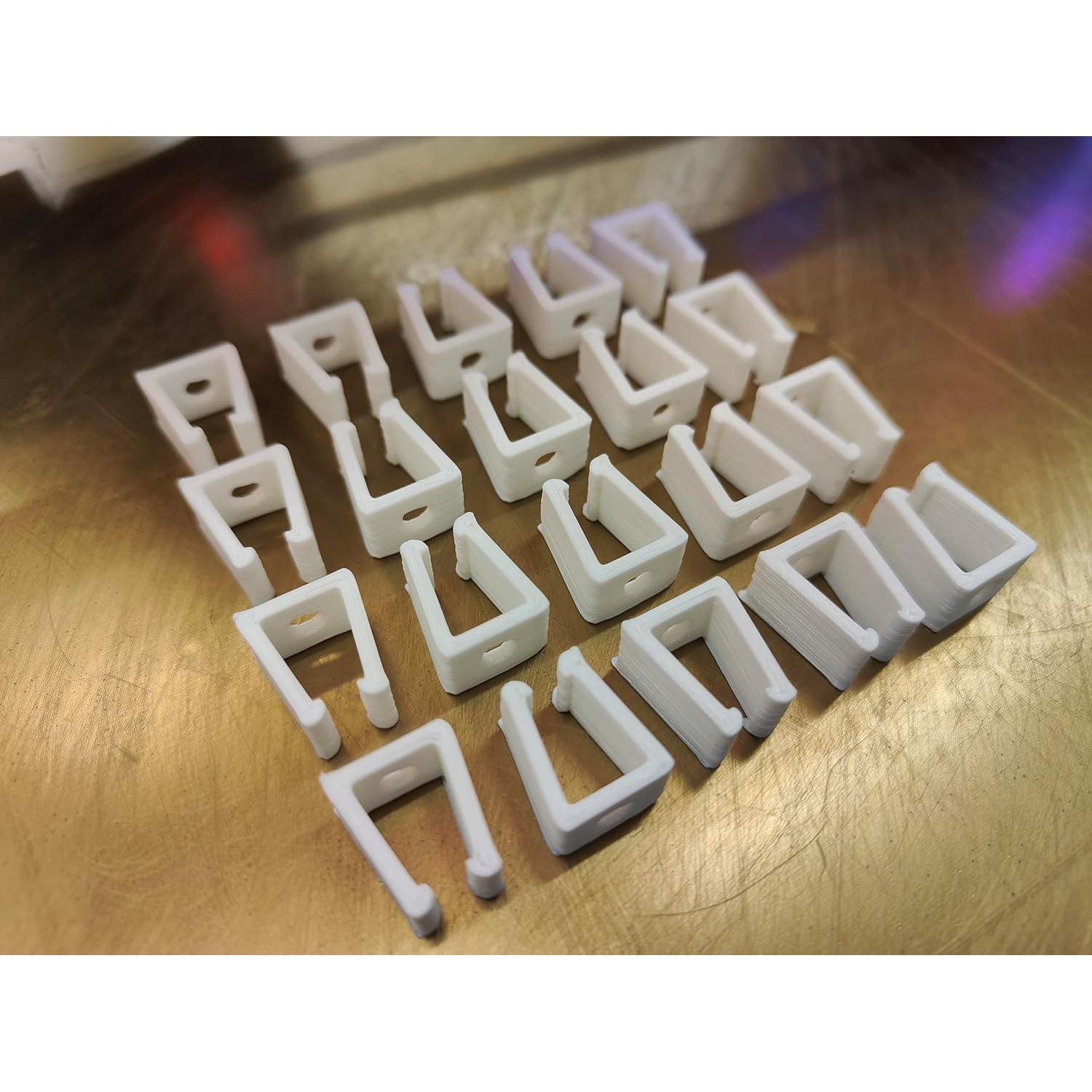 Clip de Reemplazo EzHome para Luz Neon Flex 20 Unidades